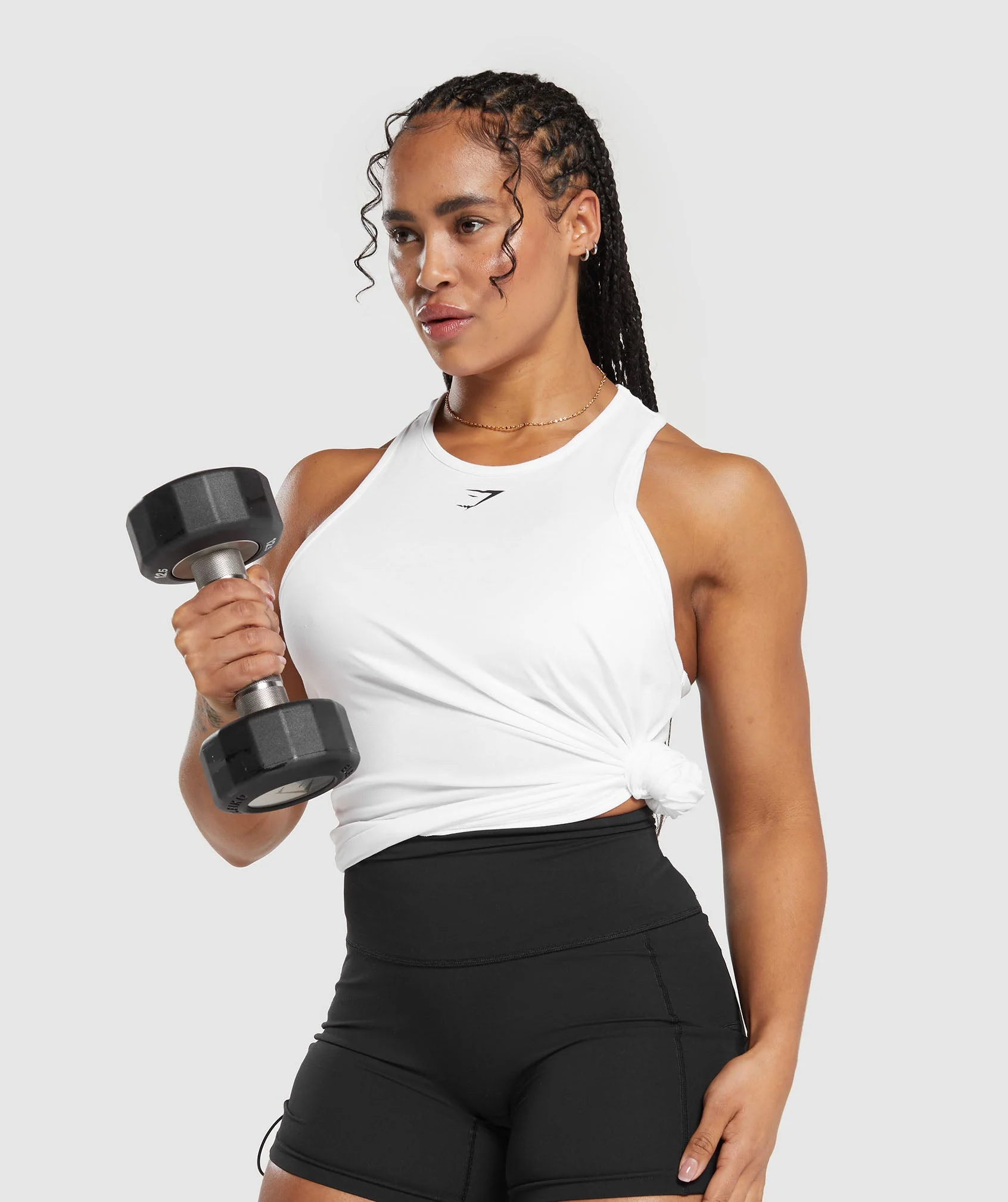 Gymshark Training Cotton Tank - White - Image 5