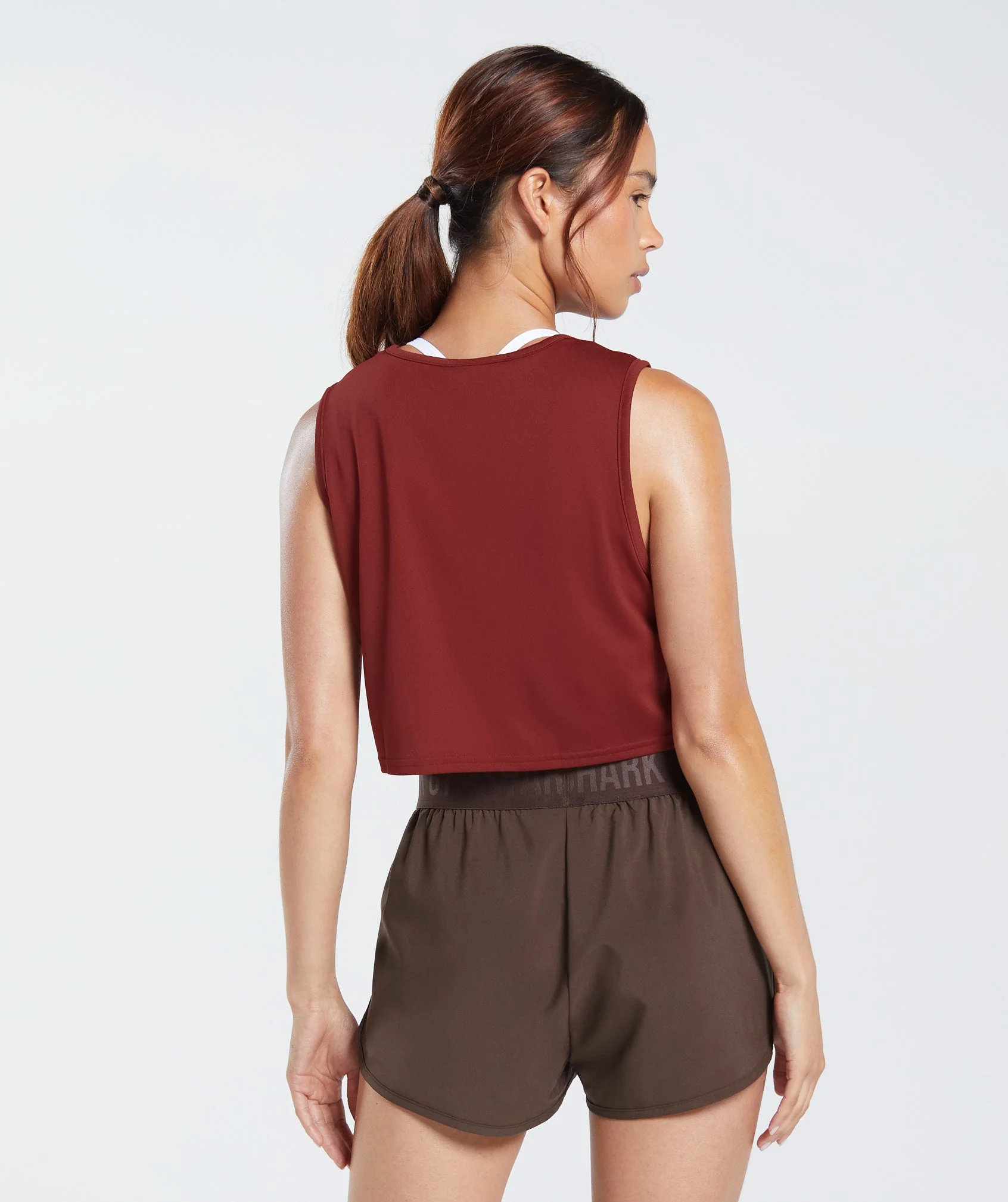 Gymshark Training Crop Tank - Spiced Red - Image 2