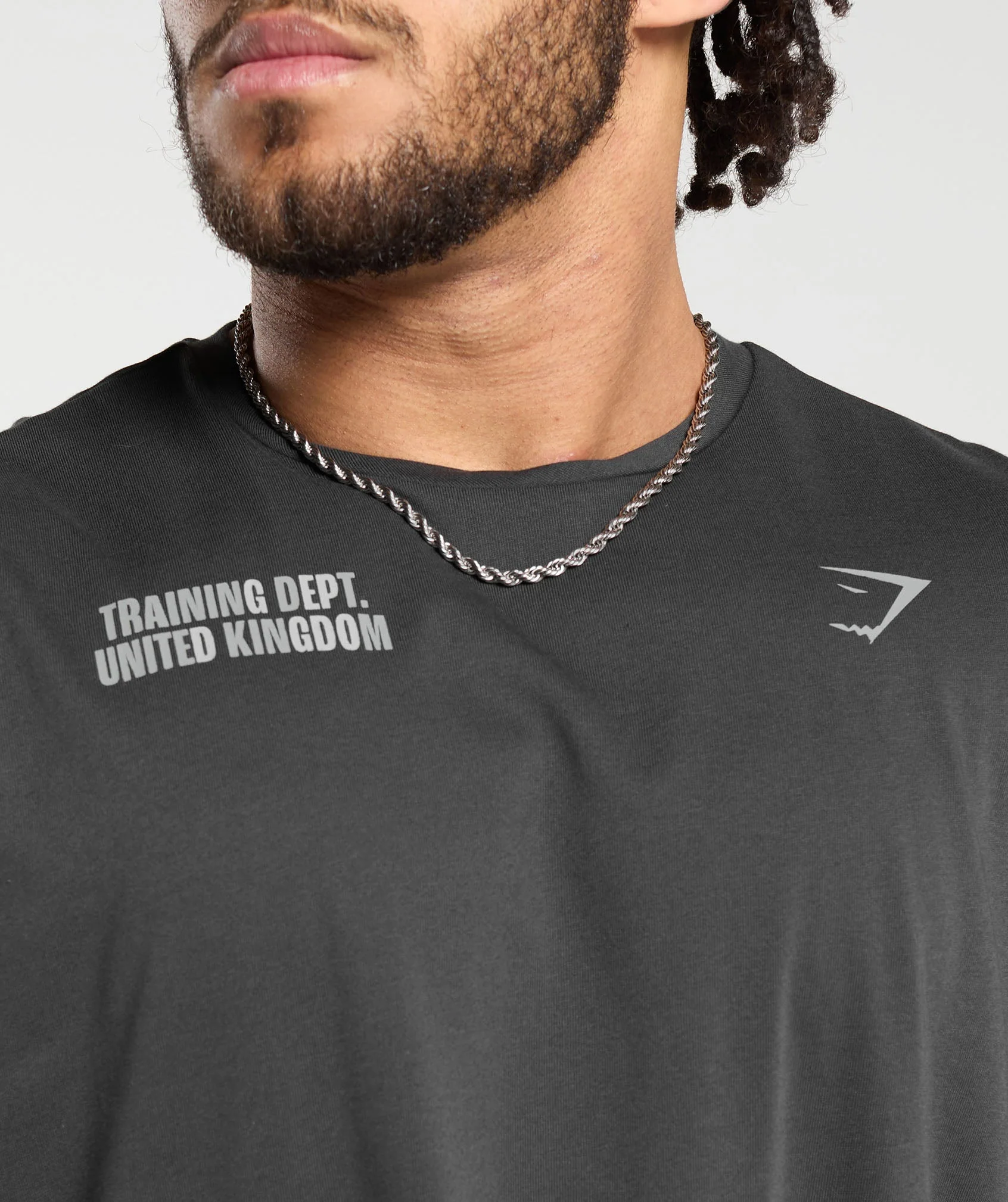 Gymshark Training Dept. UK Cut Off Tank - Asphalt Grey - Image 5