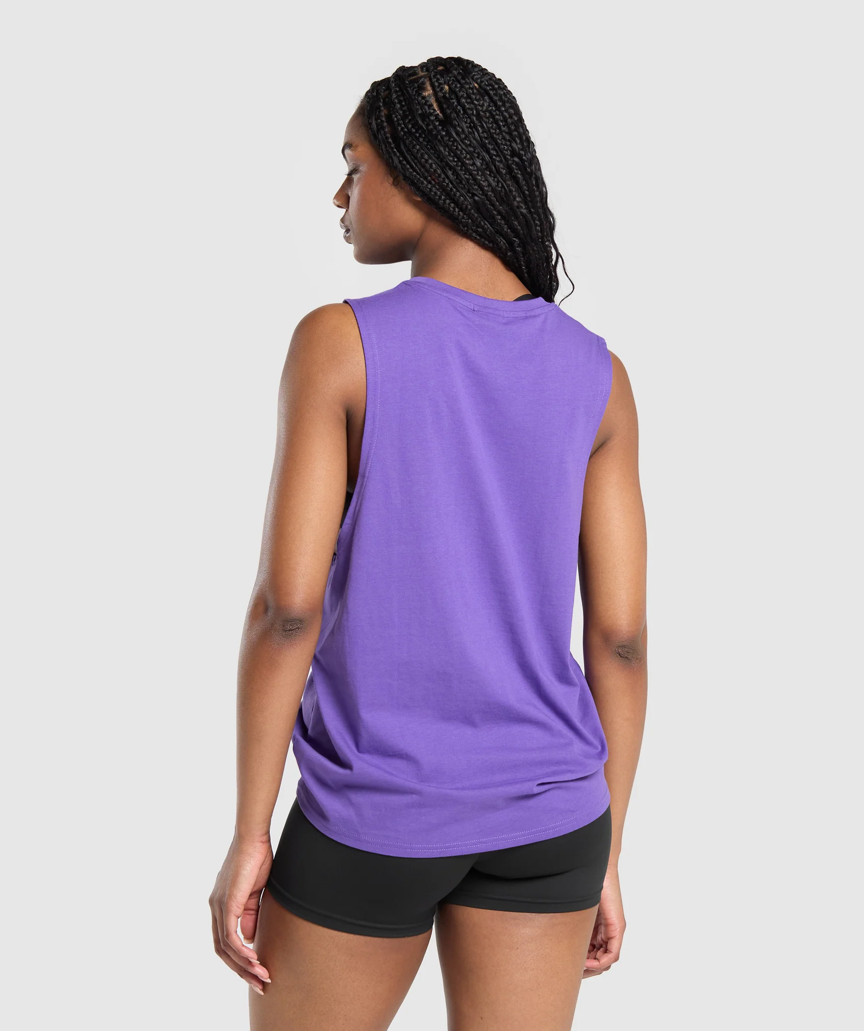 Gymshark Training Drop Arm Tank - Stellar Purple - Image 2