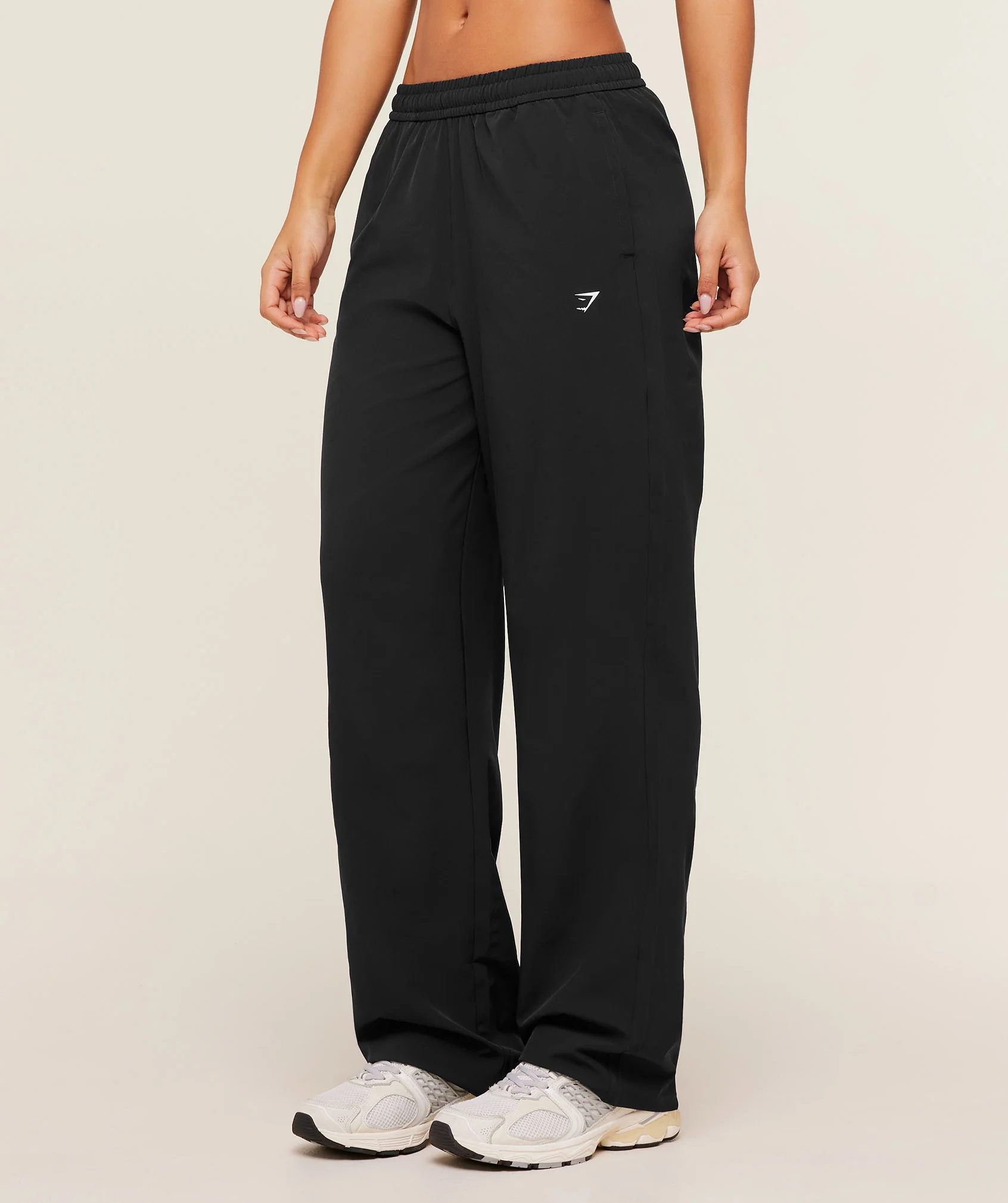 Gymshark Training Everyday Woven Straight Leg Tall Pants - GS Black - Image 3