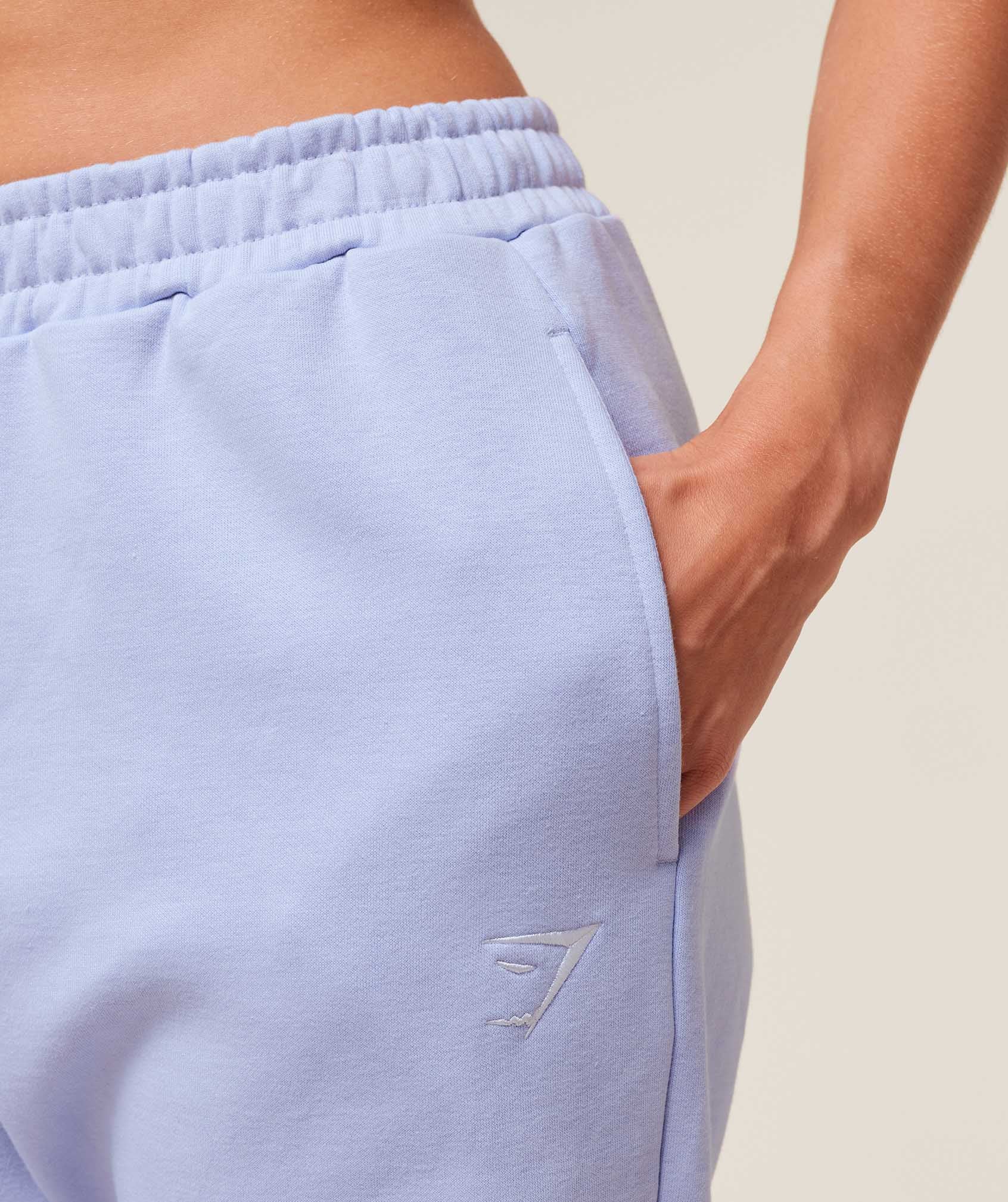 Gymshark Training Regular Fleece Joggers - Peri Blue - Image 5
