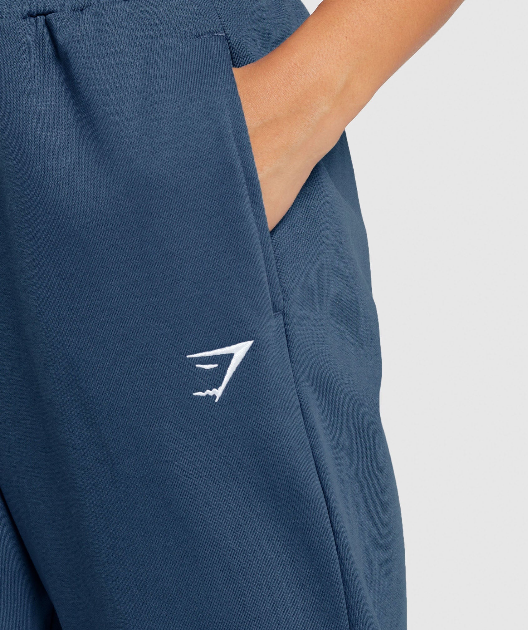 Gymshark Training Regular Fleece Joggers - Ash Blue - Image 5