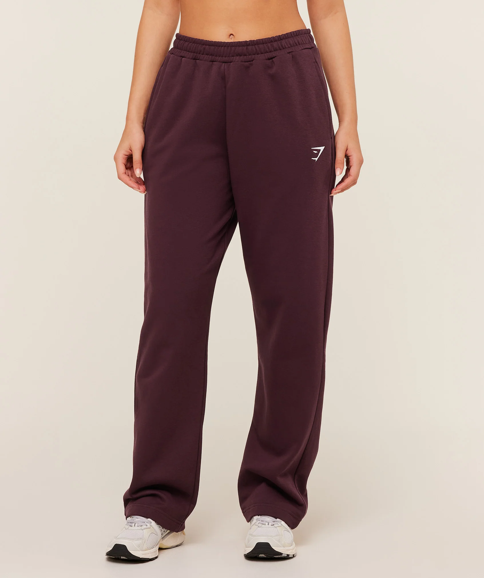 Gymshark Training Fleece Straight Leg Regular Joggers - GS Cherry Purple - Image 2