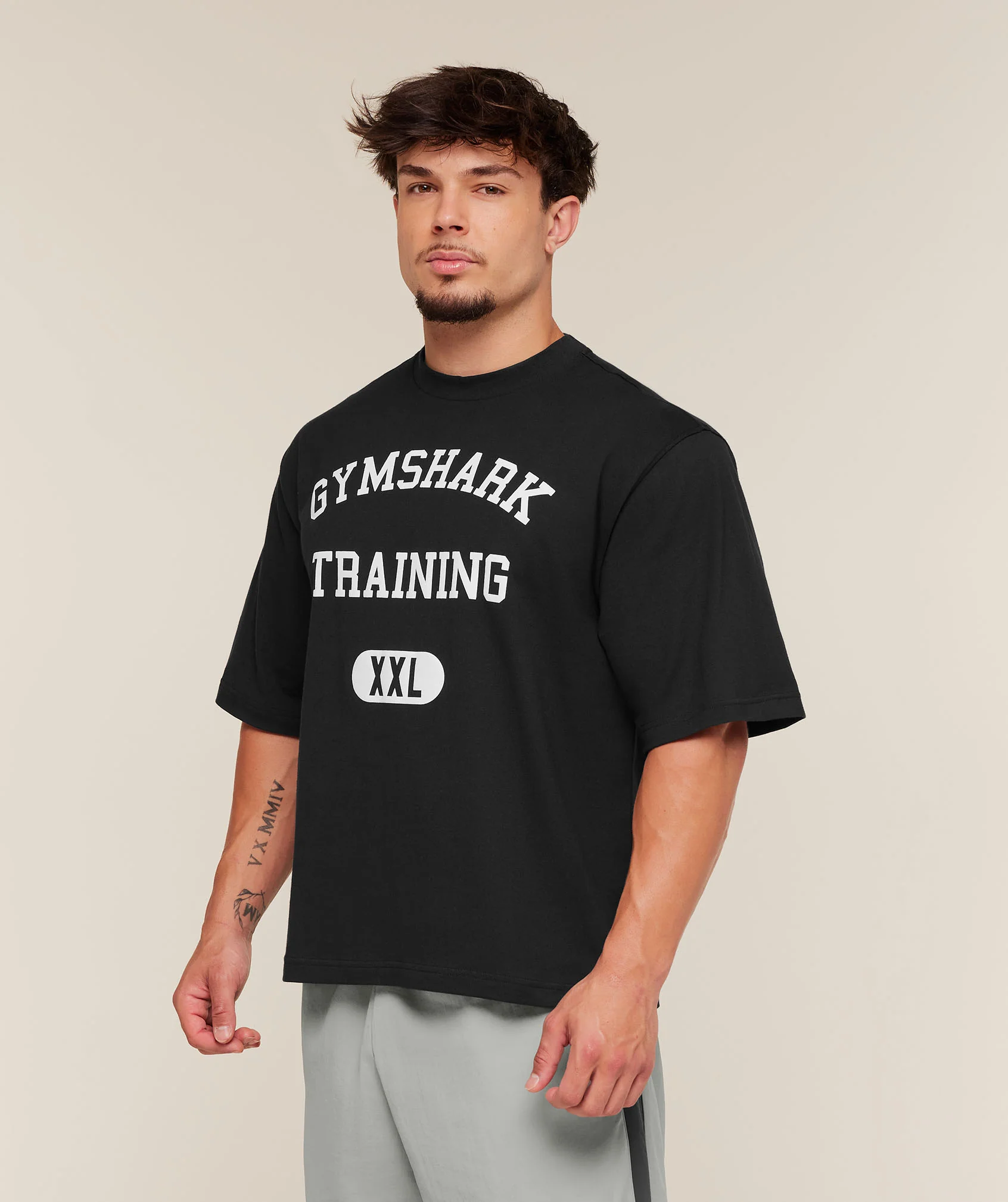 Gymshark Training Graphic T-Shirt - Black - Image 3