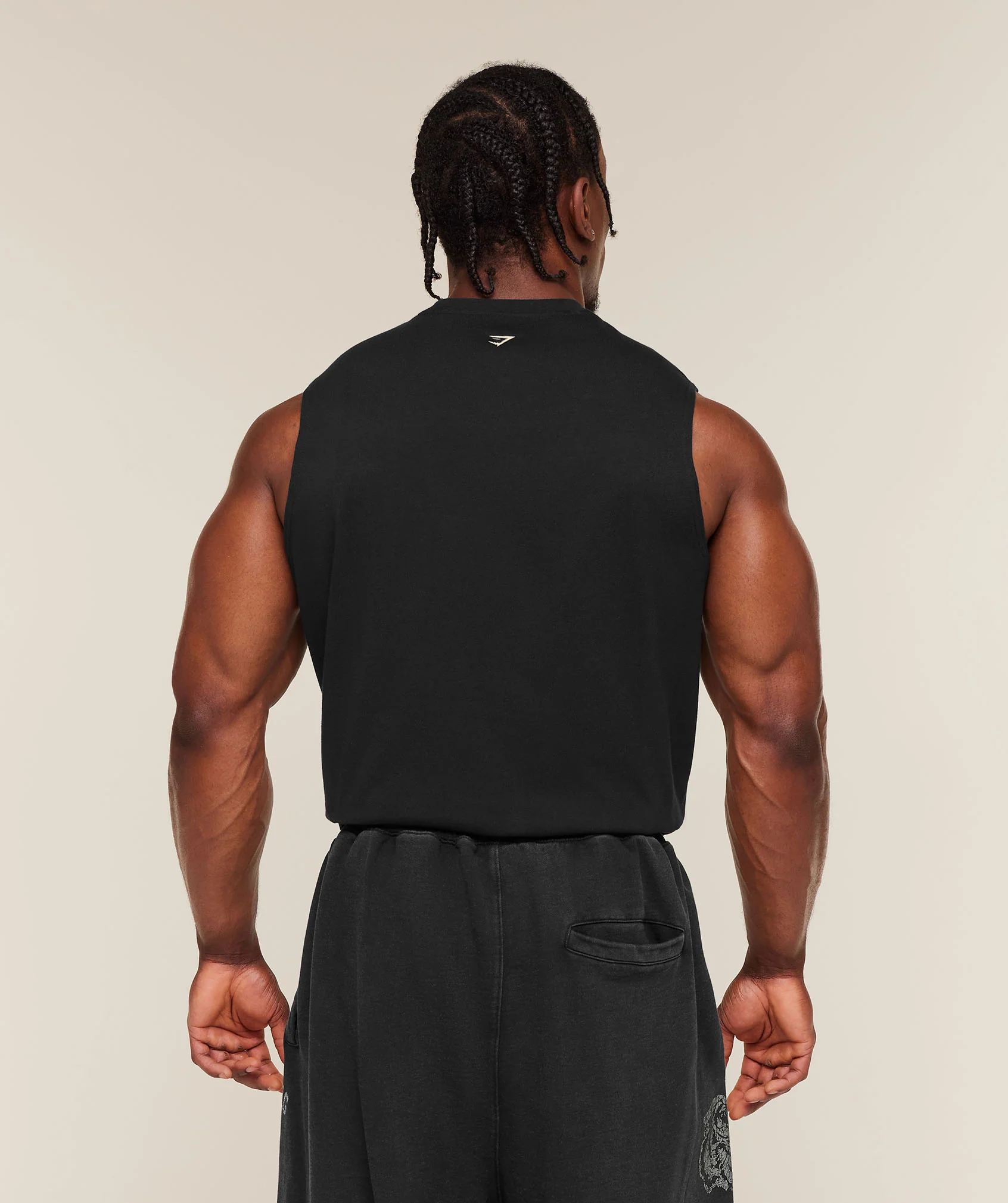 Gymshark Training Graphic Tank - Black - Image 2