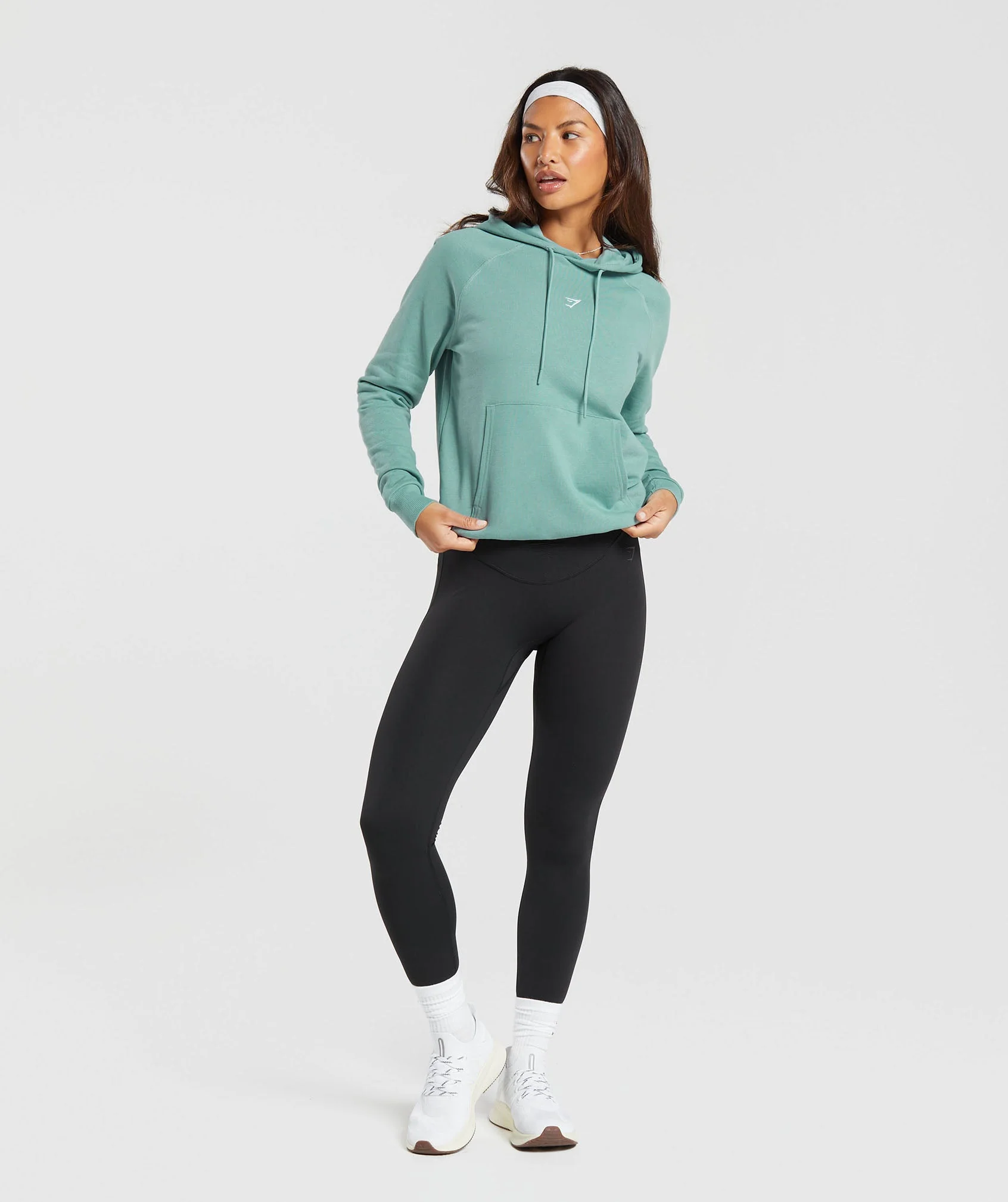 Gymshark Training Hoodie - Duck Egg Blue - Image 4