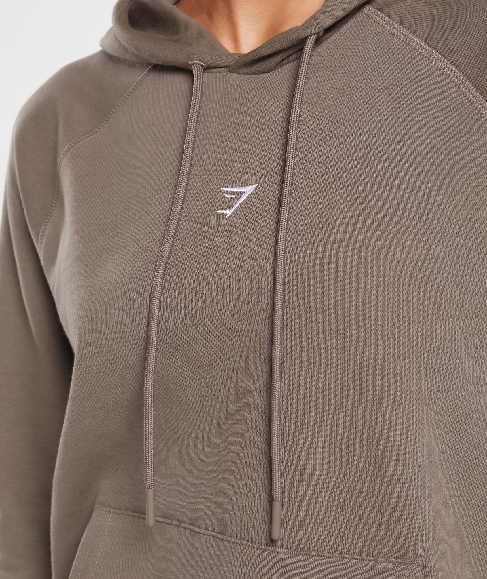 Gymshark Training Hoodie - Dusty Brown - Image 5