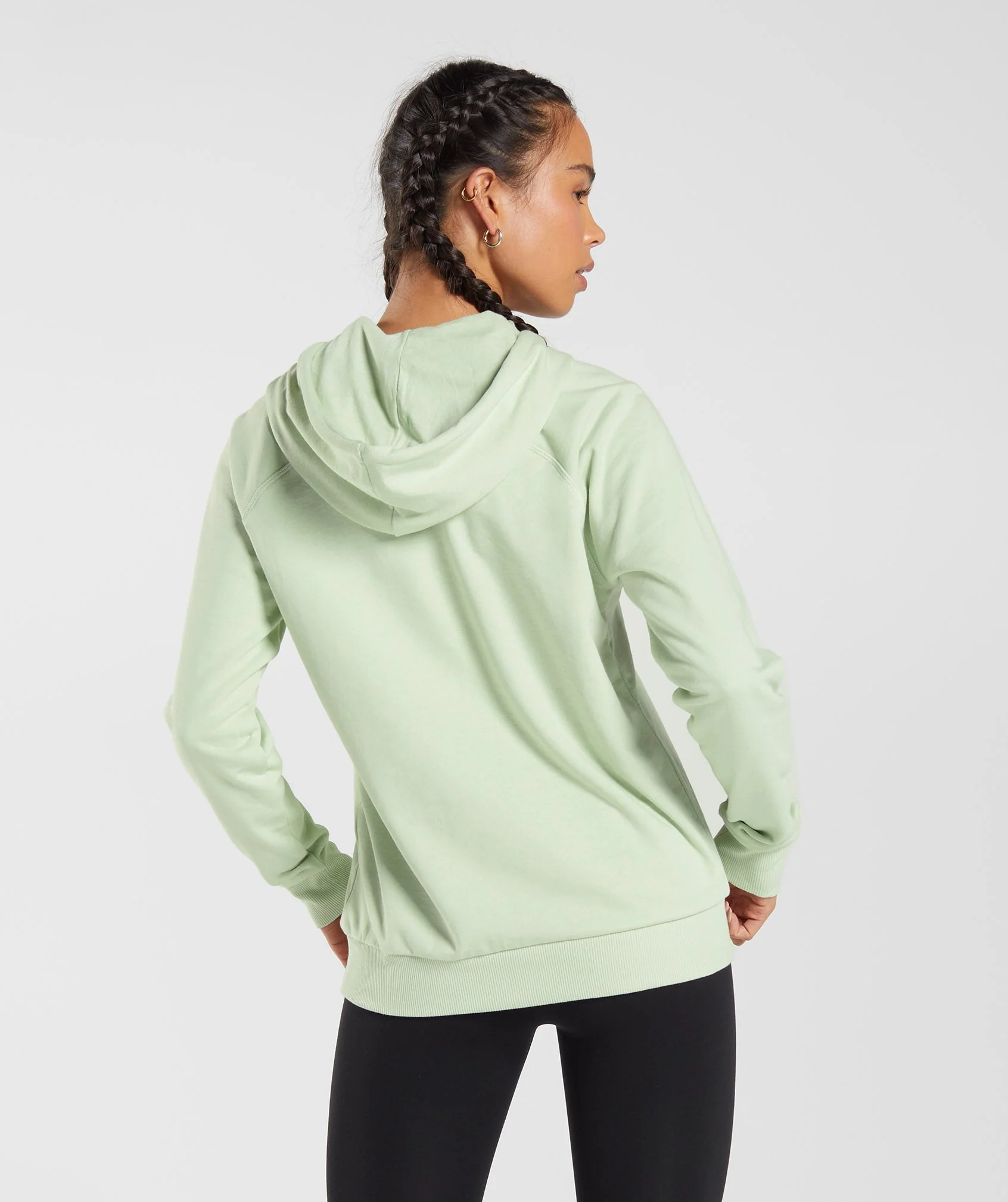 Gymshark Training Hoodie - Flora Green - Image 2