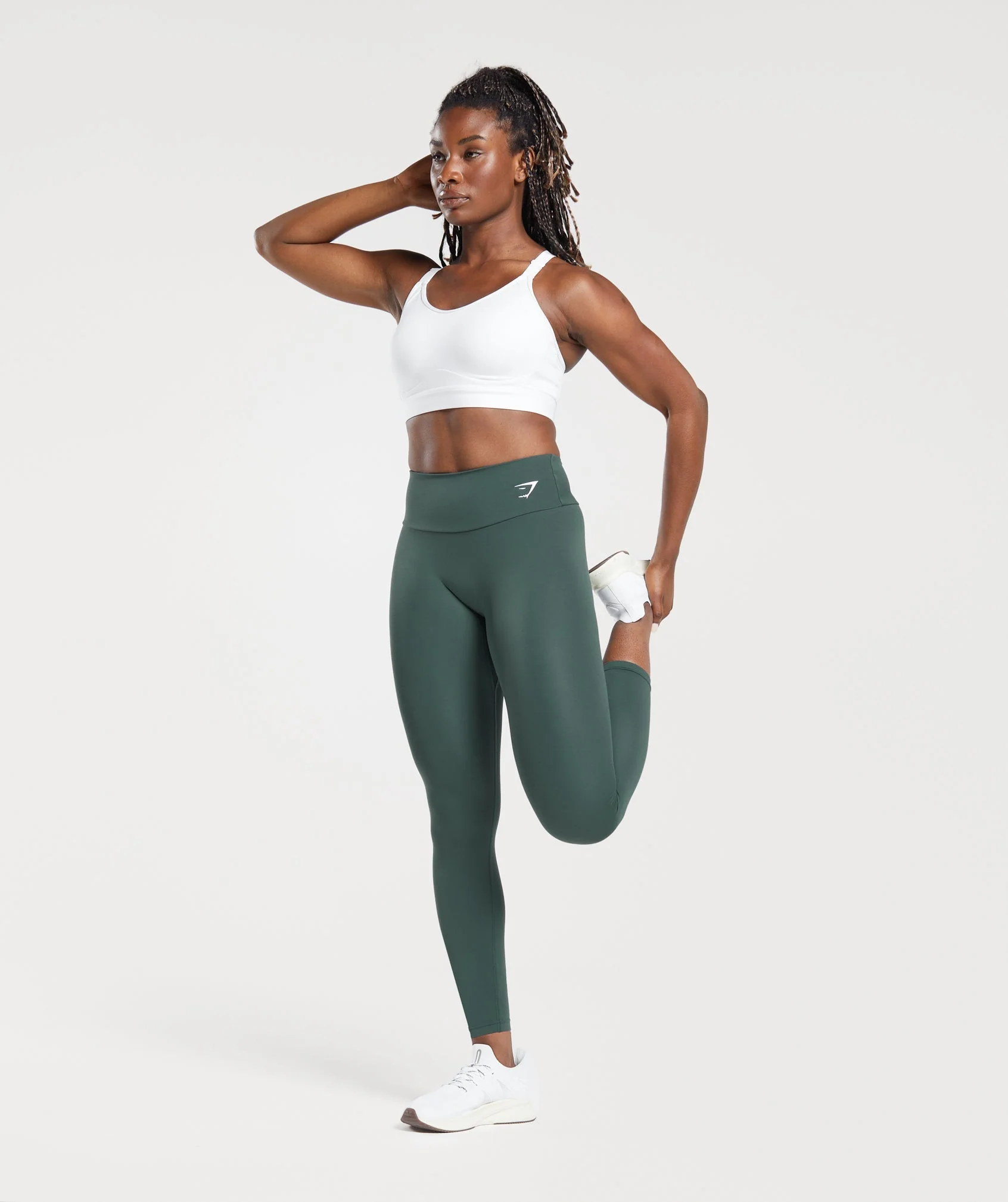 Gymshark Training Leggings - Fog Green - Image 4