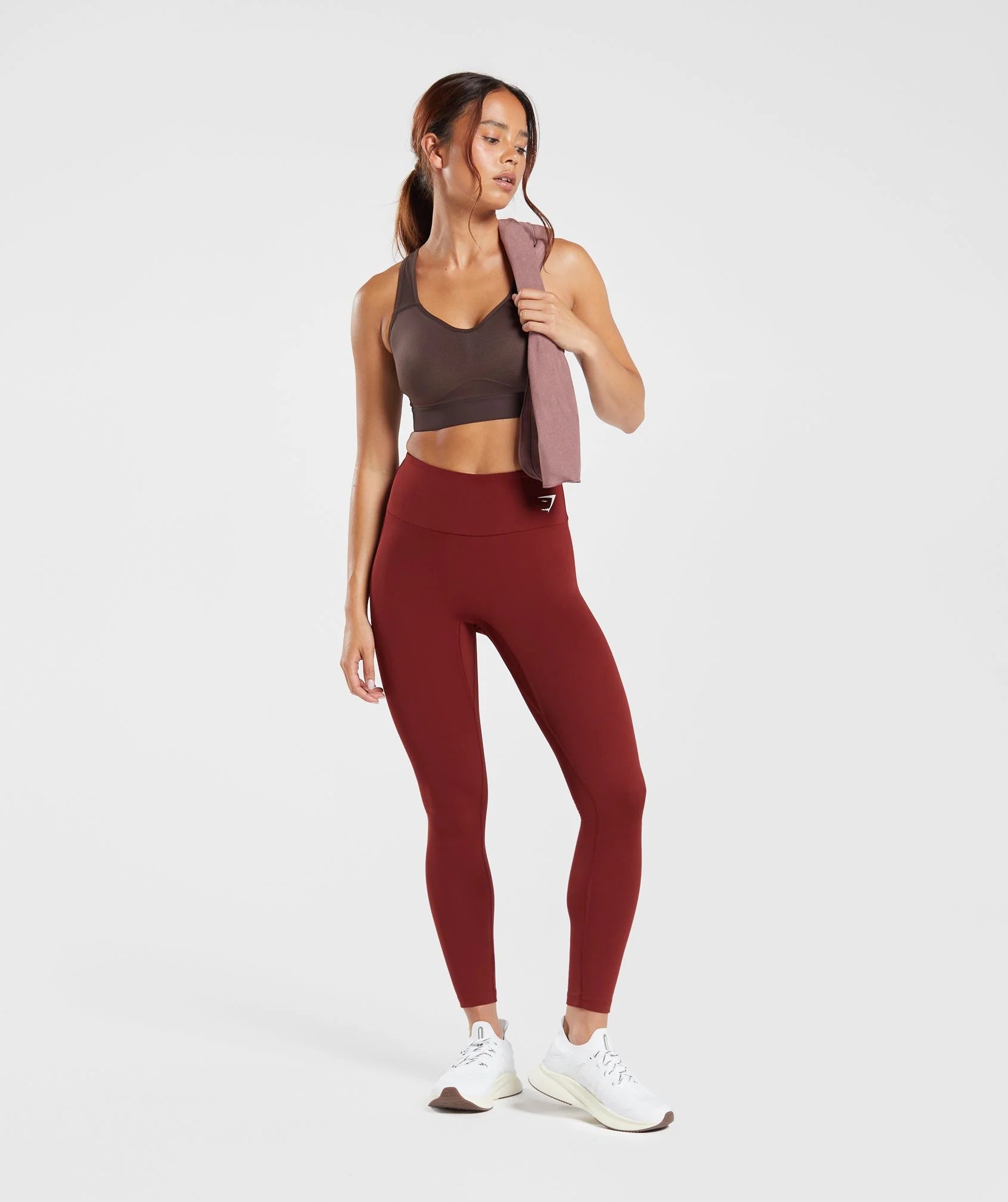 Gymshark Training Leggings - Spiced Red - Image 4