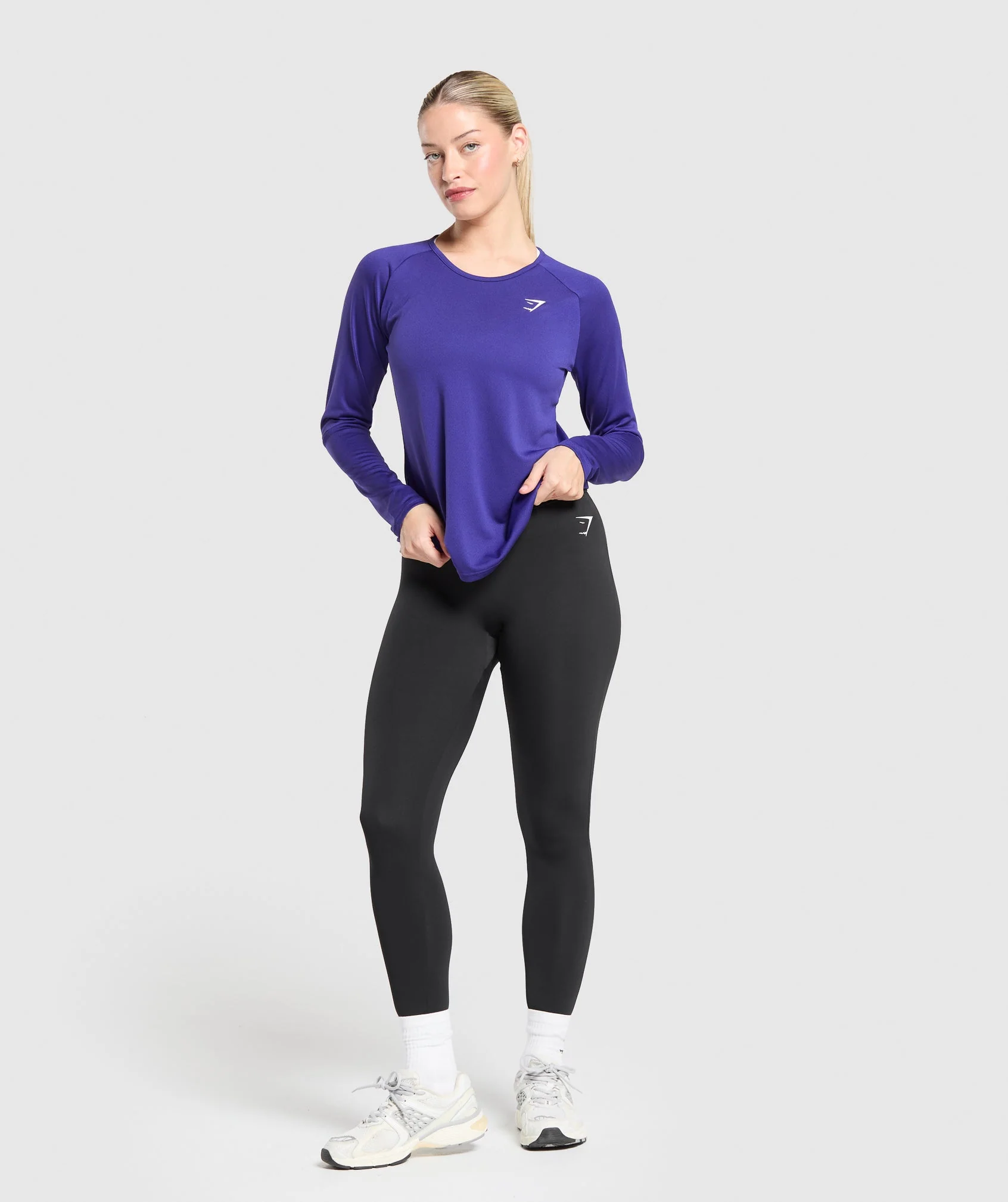 Gymshark Training Long Sleeve Top - Cobalt Purple - Image 4