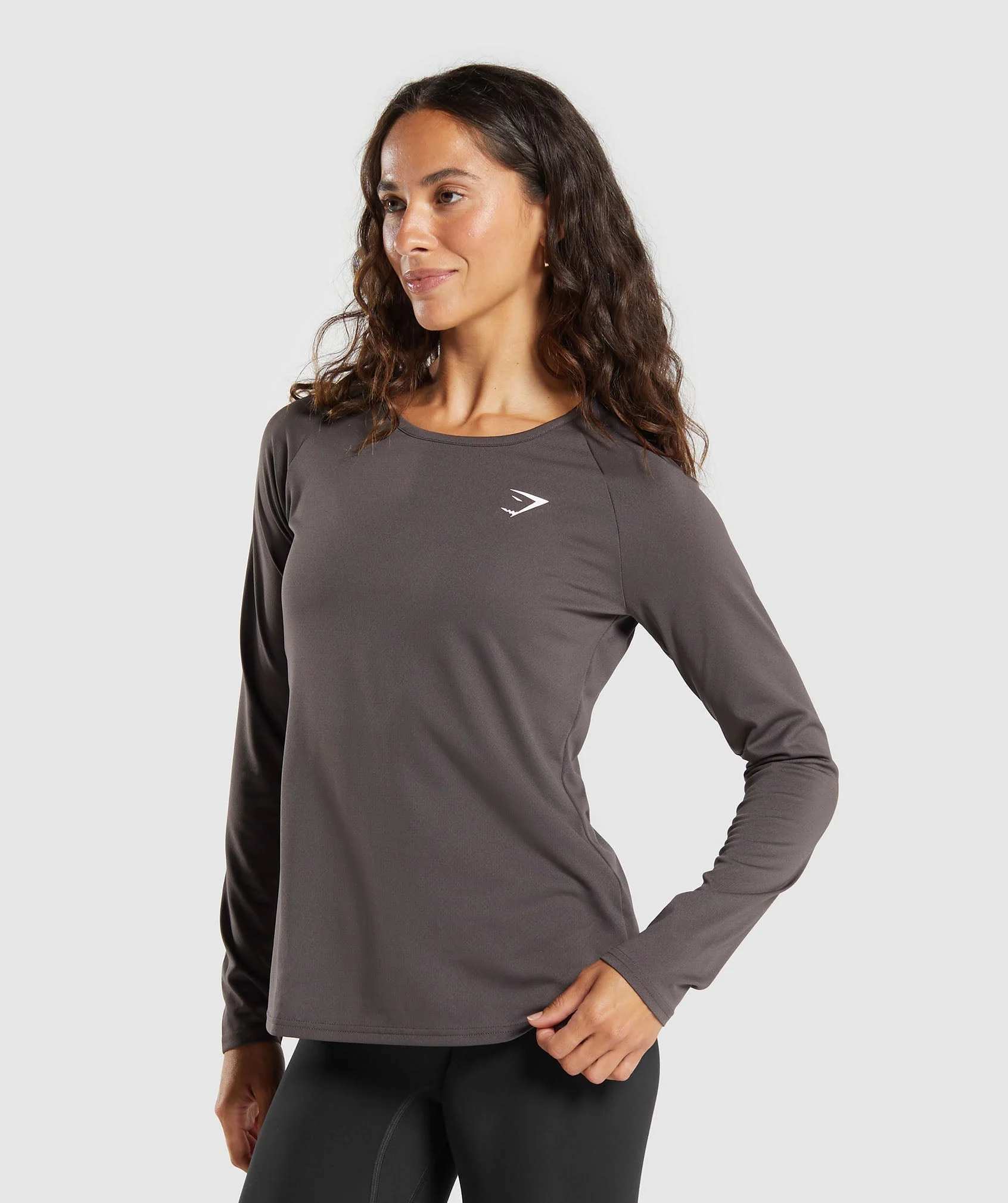 Gymshark Training Long Sleeve Top - Greyed Purple - Image 3