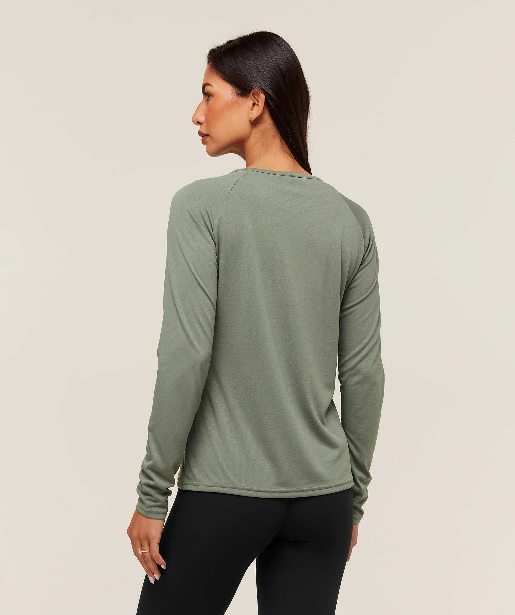 Gymshark Training Long Sleeve Top - Unit Green - Image 2