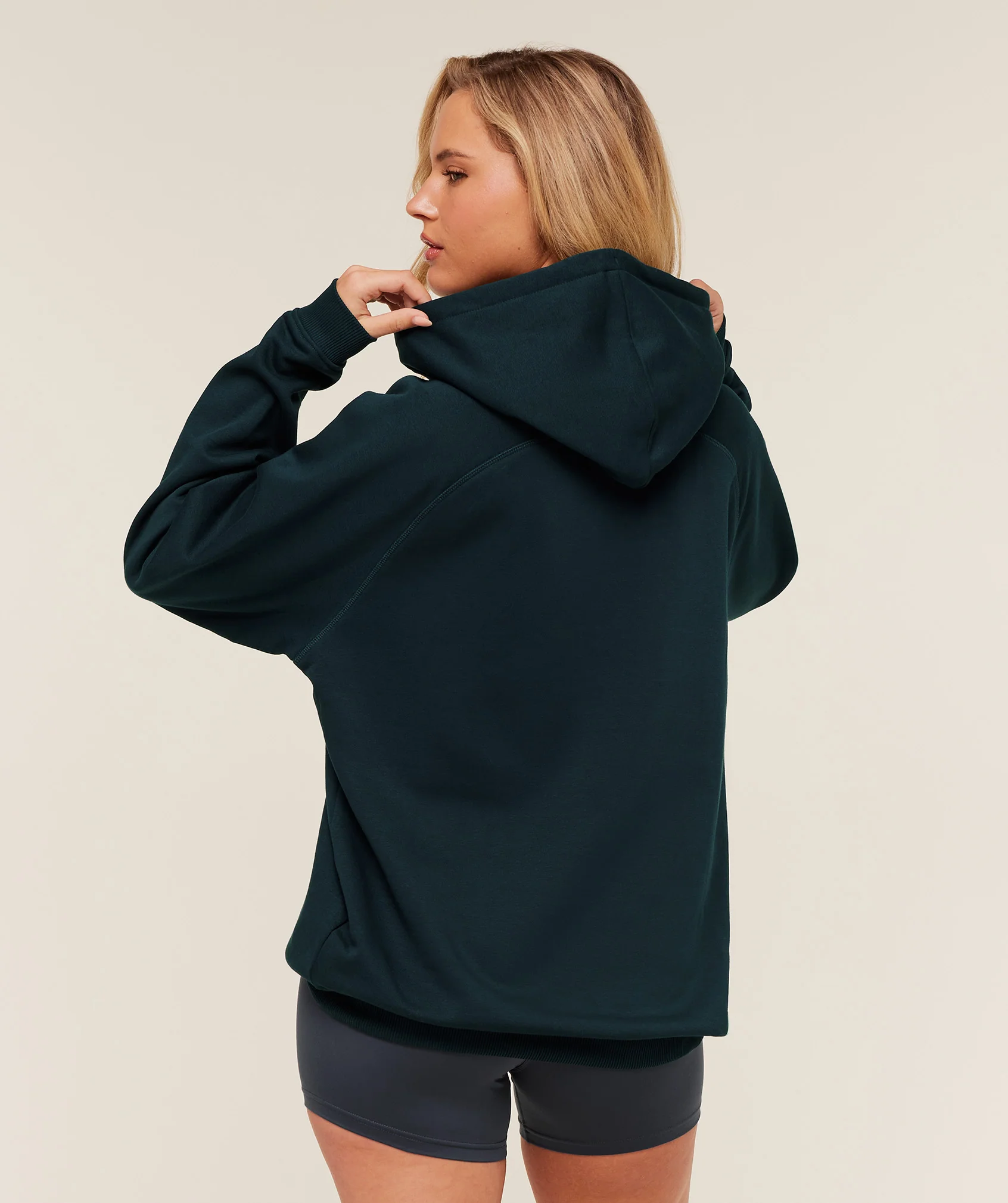 Gymshark Training Oversized Fleece Hoodie - Deep Petrol Blue - Image 2