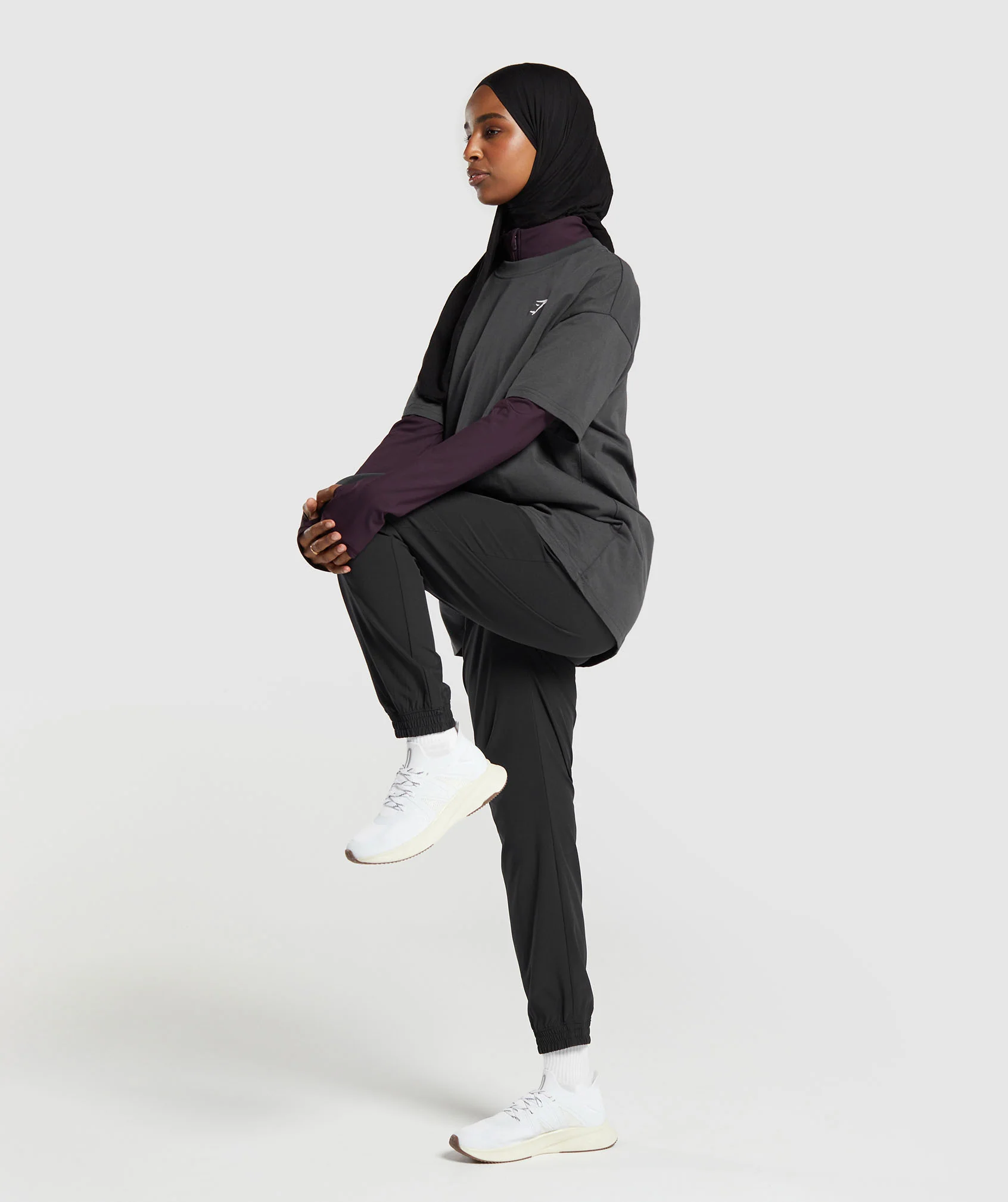 Gymshark Training Oversized T-Shirt - Asphalt Grey - Image 7