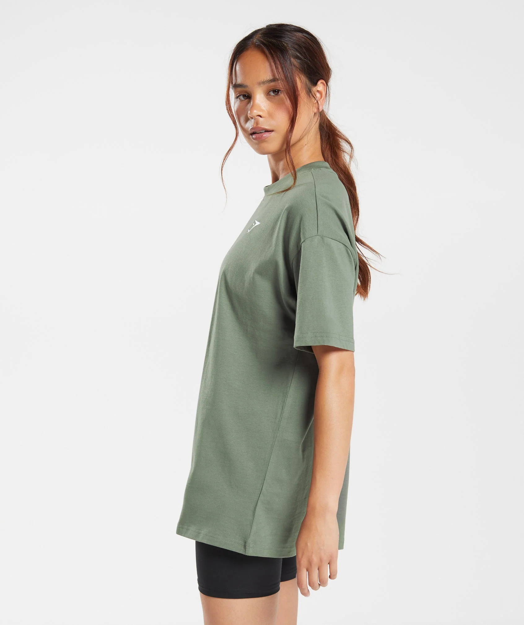 Gymshark Training Oversized T-Shirt - Dusk Green - Image 3