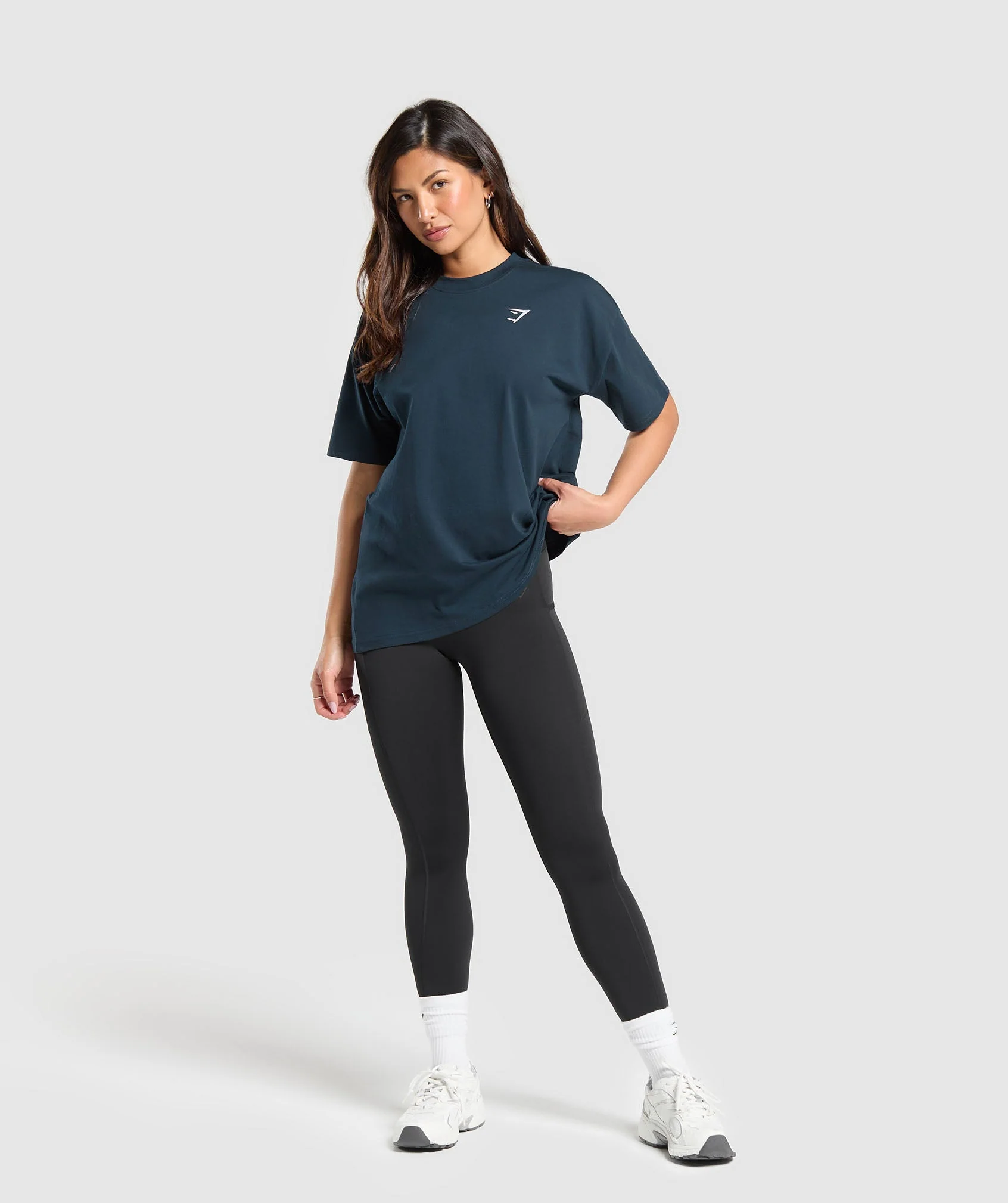 Gymshark Training Oversized T-Shirt - Navy - Image 5