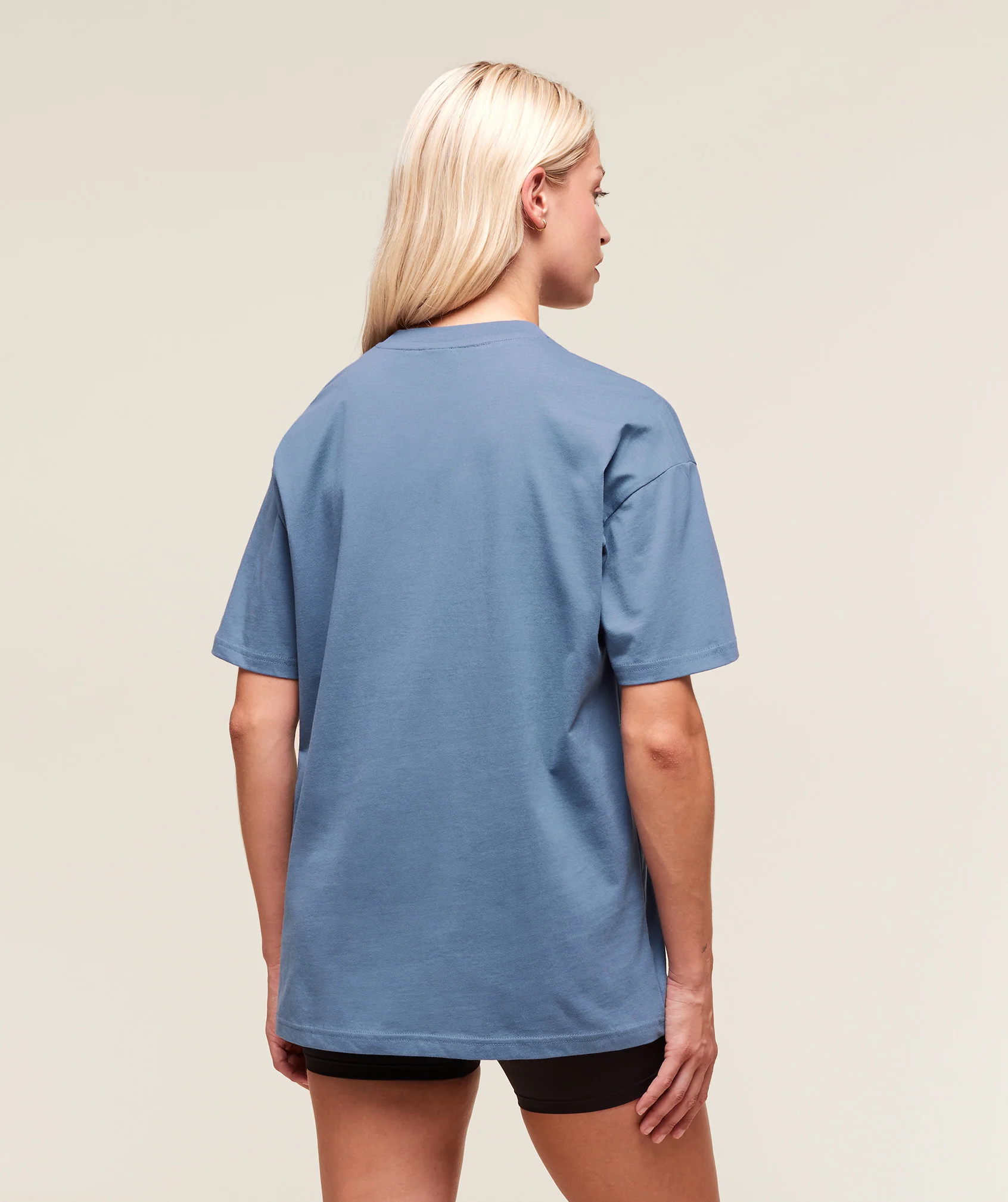 Gymshark Training Oversized T-Shirt - Worn Blue - Image 2