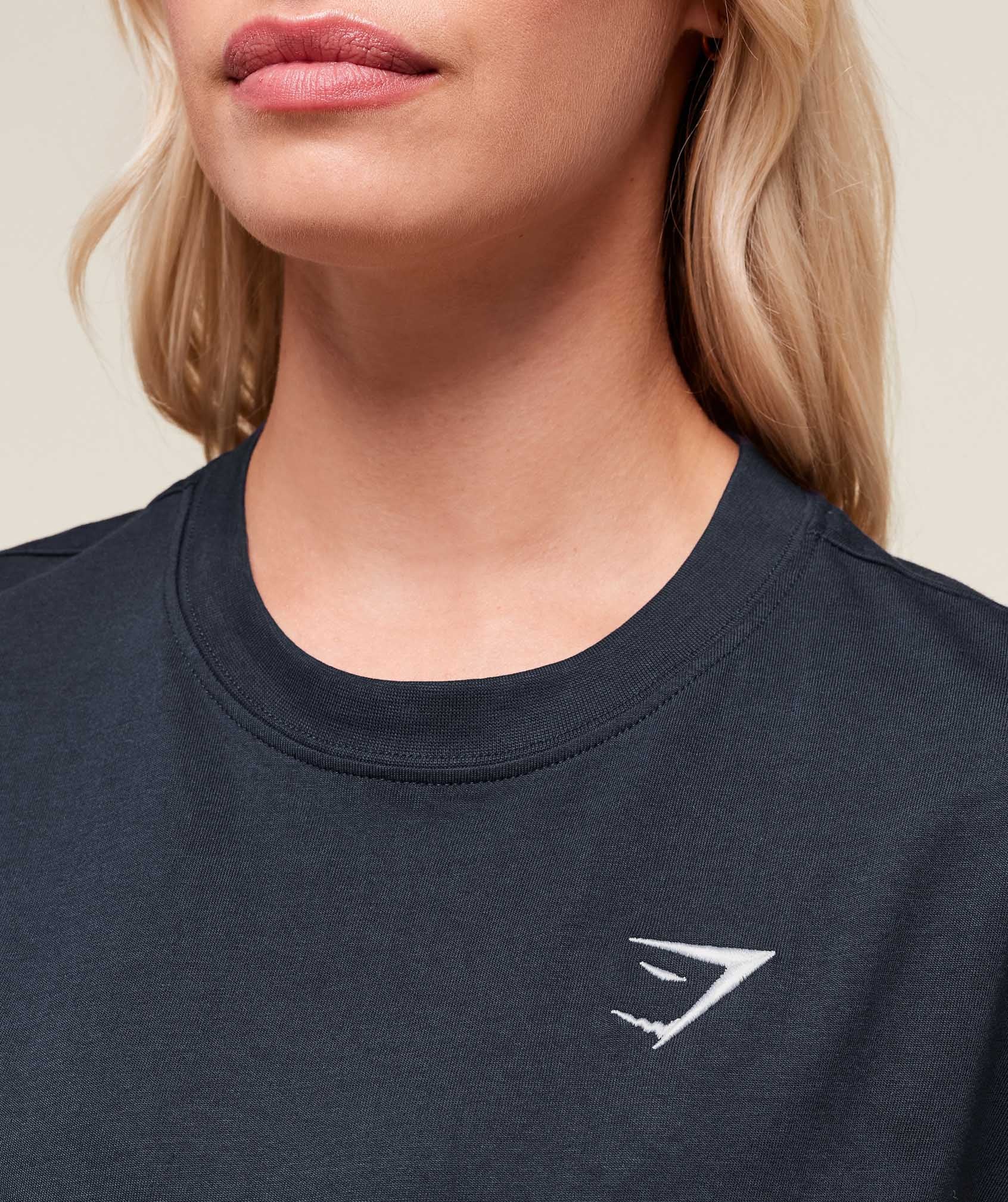 Gymshark Training Oversized T-Shirt - Heavy Blue - Image 4