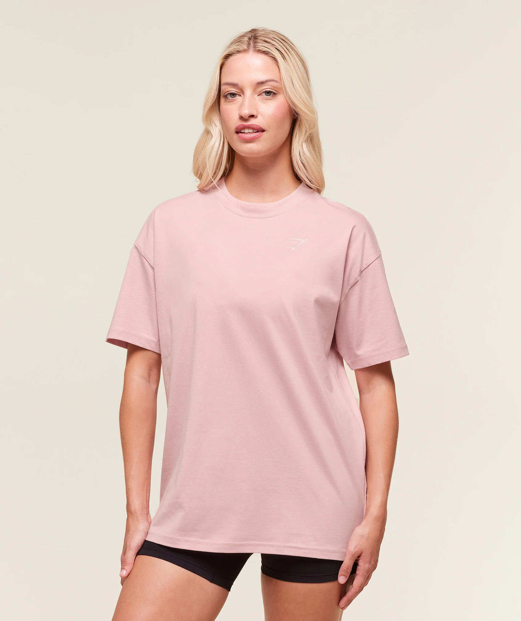 Gymshark Training Oversized T-Shirt - Cloud Pink