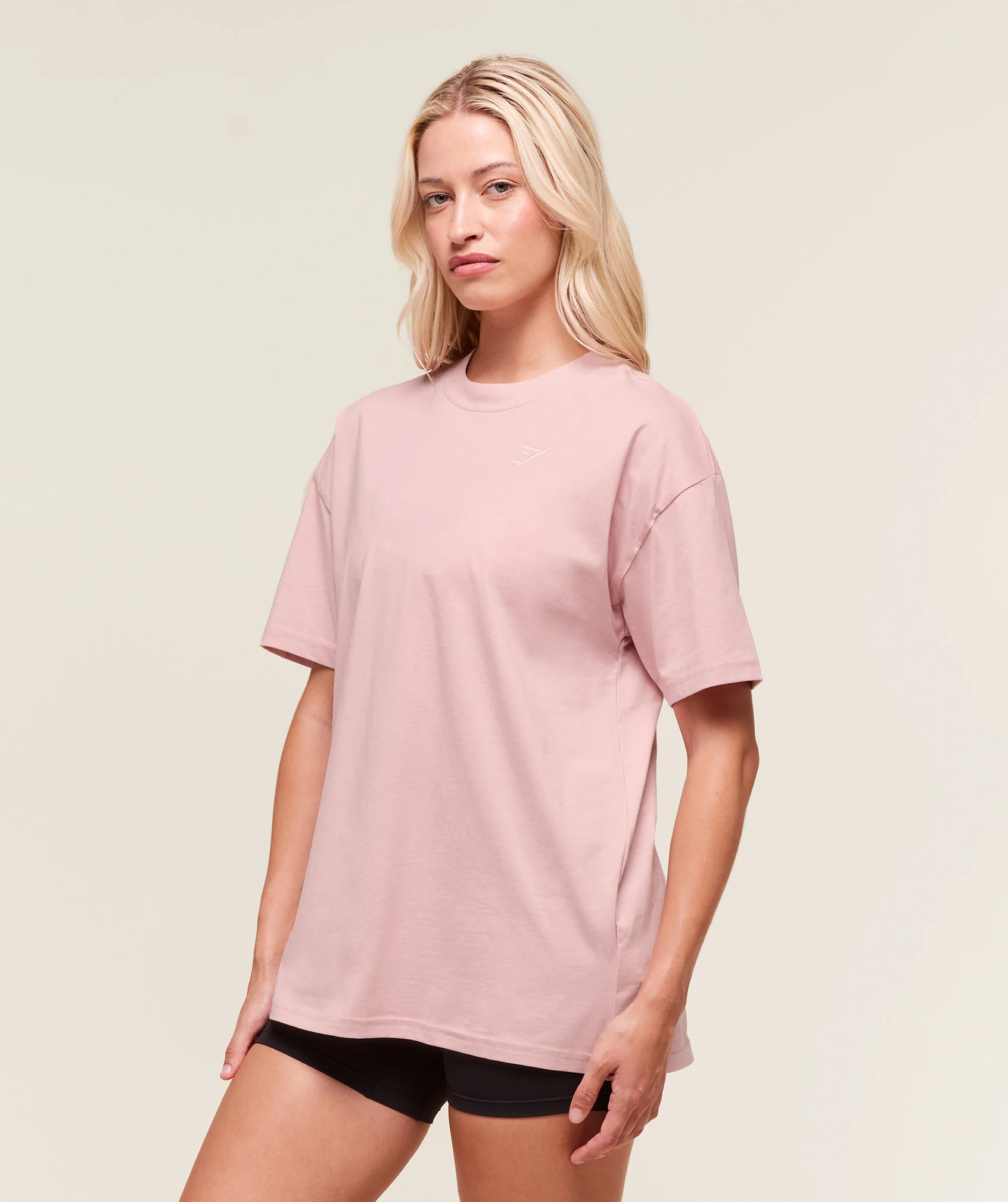 Gymshark Training Oversized T-Shirt - Cloud Pink - Image 3