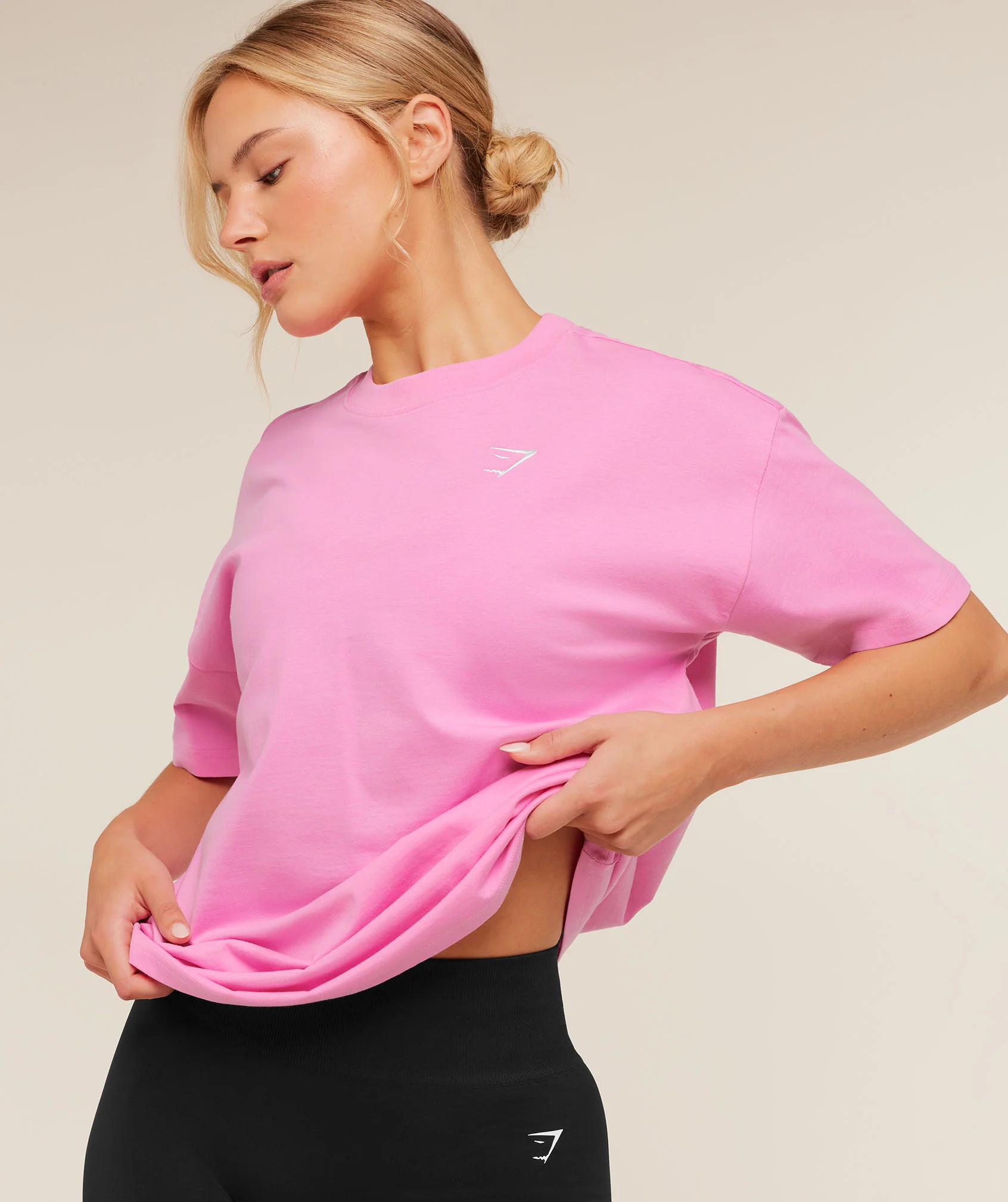 Gymshark Training Oversized T-Shirt - Focus Pink - Image 5