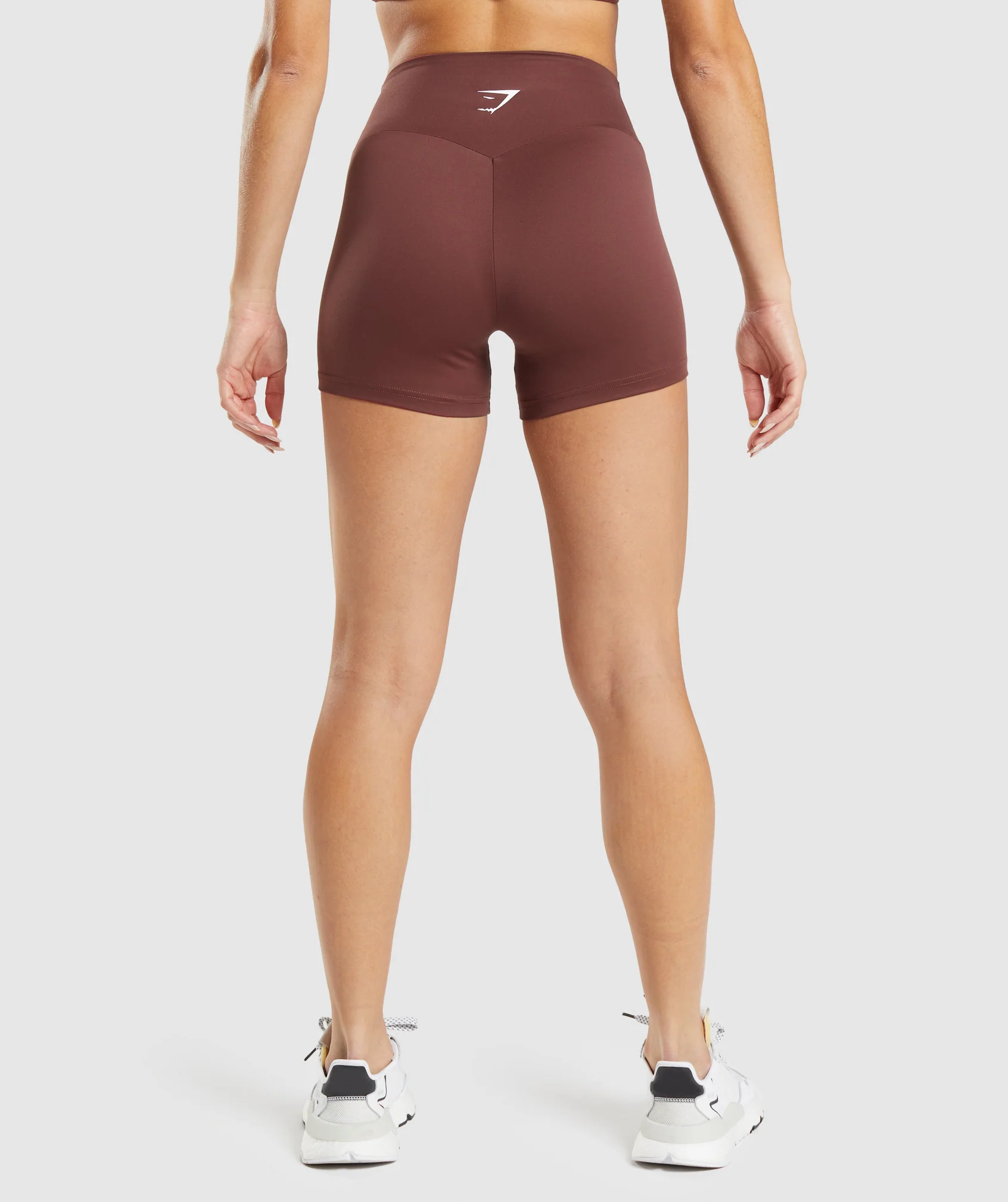 Gymshark Training Tight Shorts - Cherry Brown - Image 2