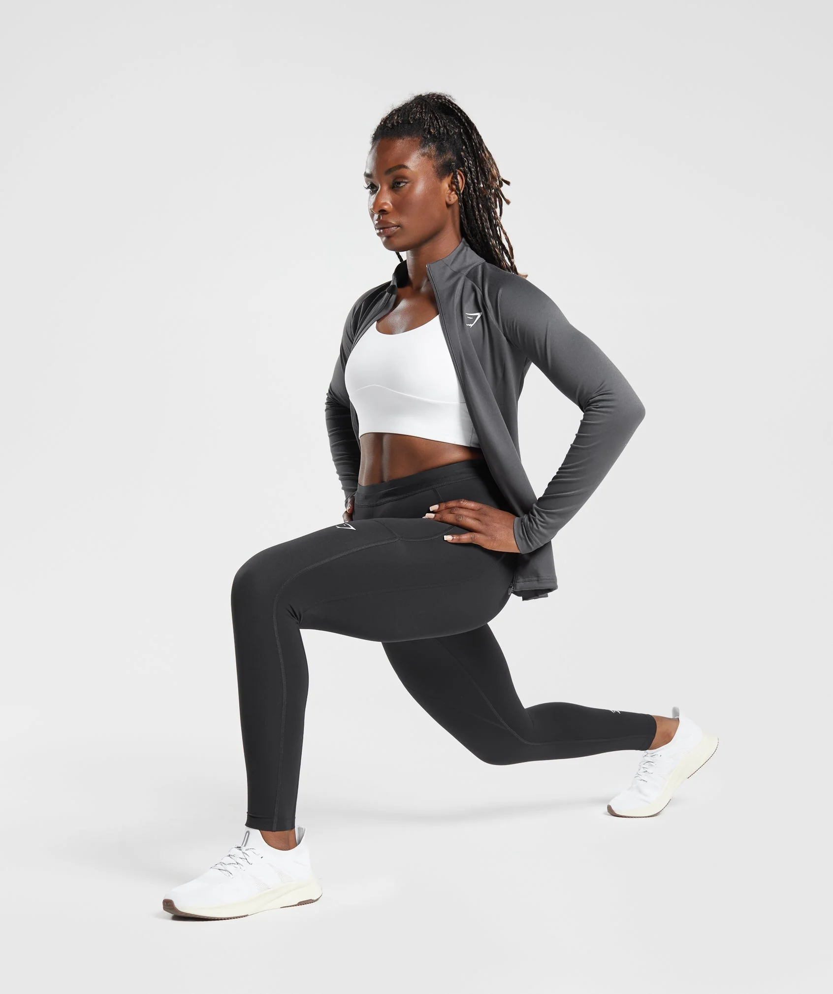 Gymshark Training Jacket - Graphite Grey - Image 4