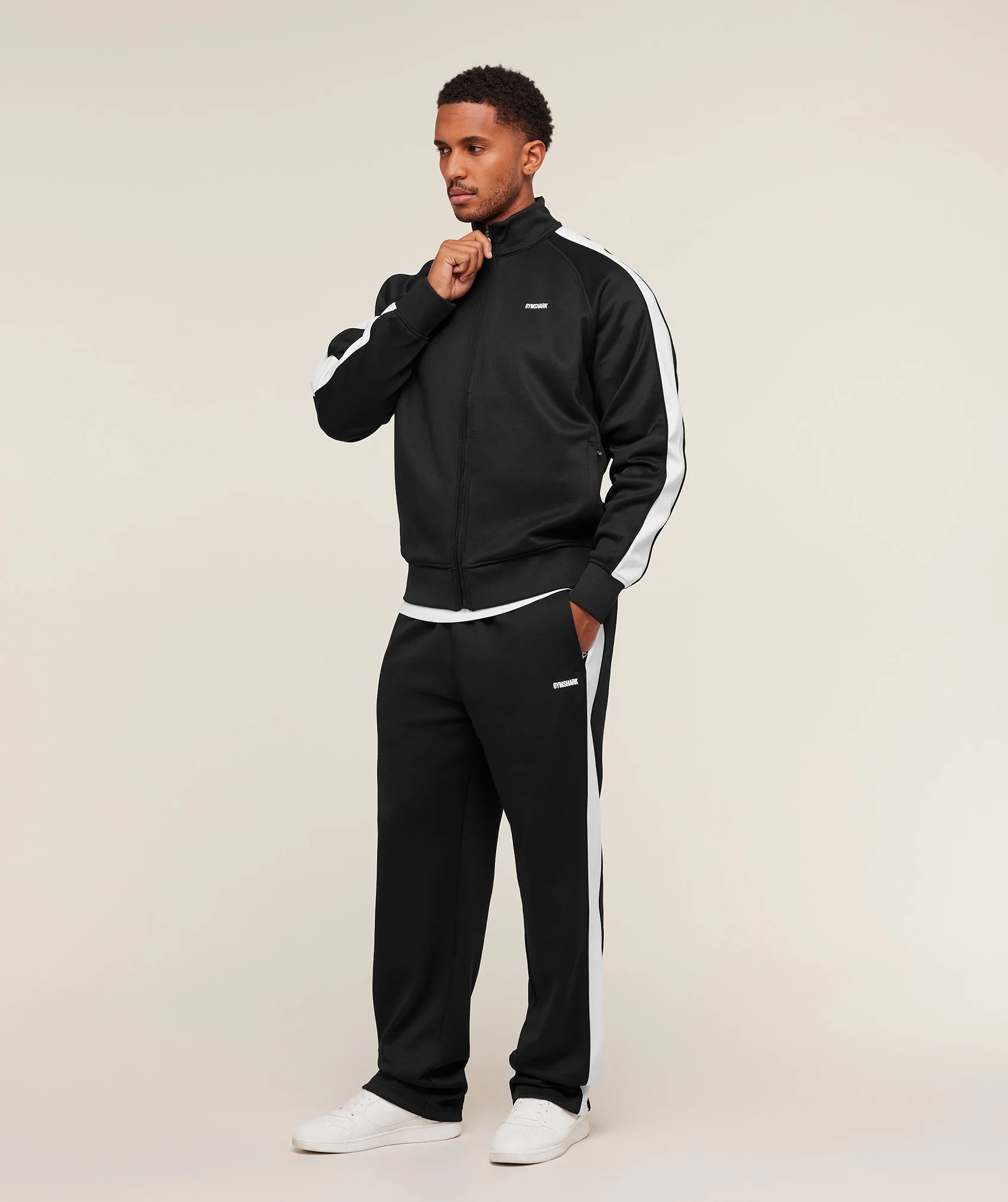 Gymshark Tricot Track Pants - Black - Image 4
