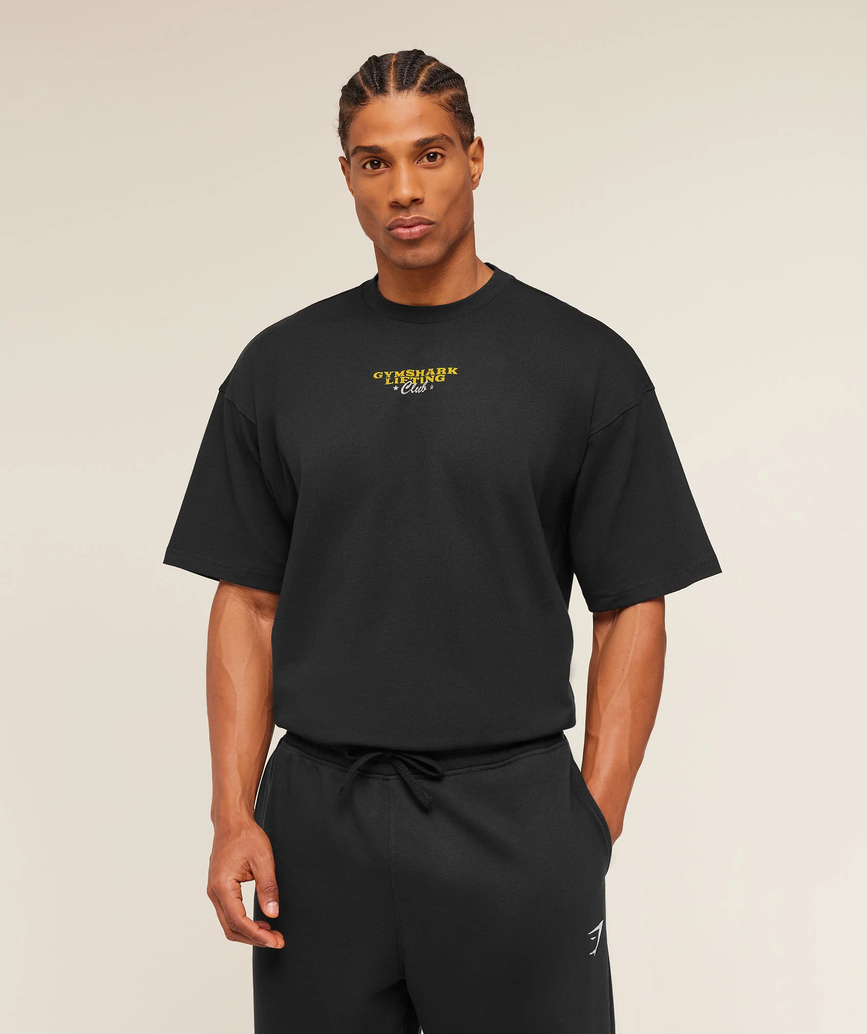 Gymshark Trophy Graphic T-Shirt - Black - Image 2