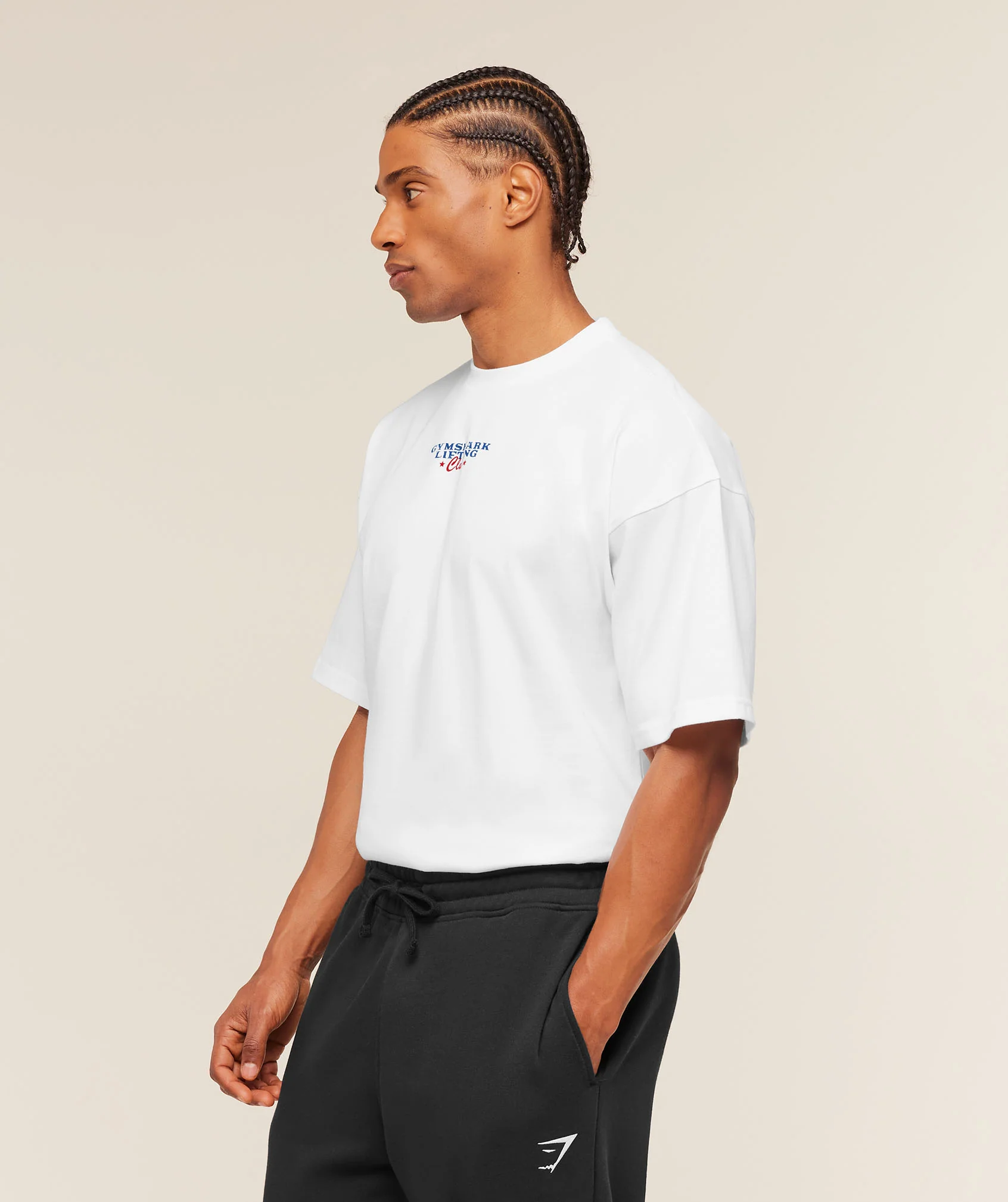 Gymshark Trophy Graphic T-Shirt - White - Image 3