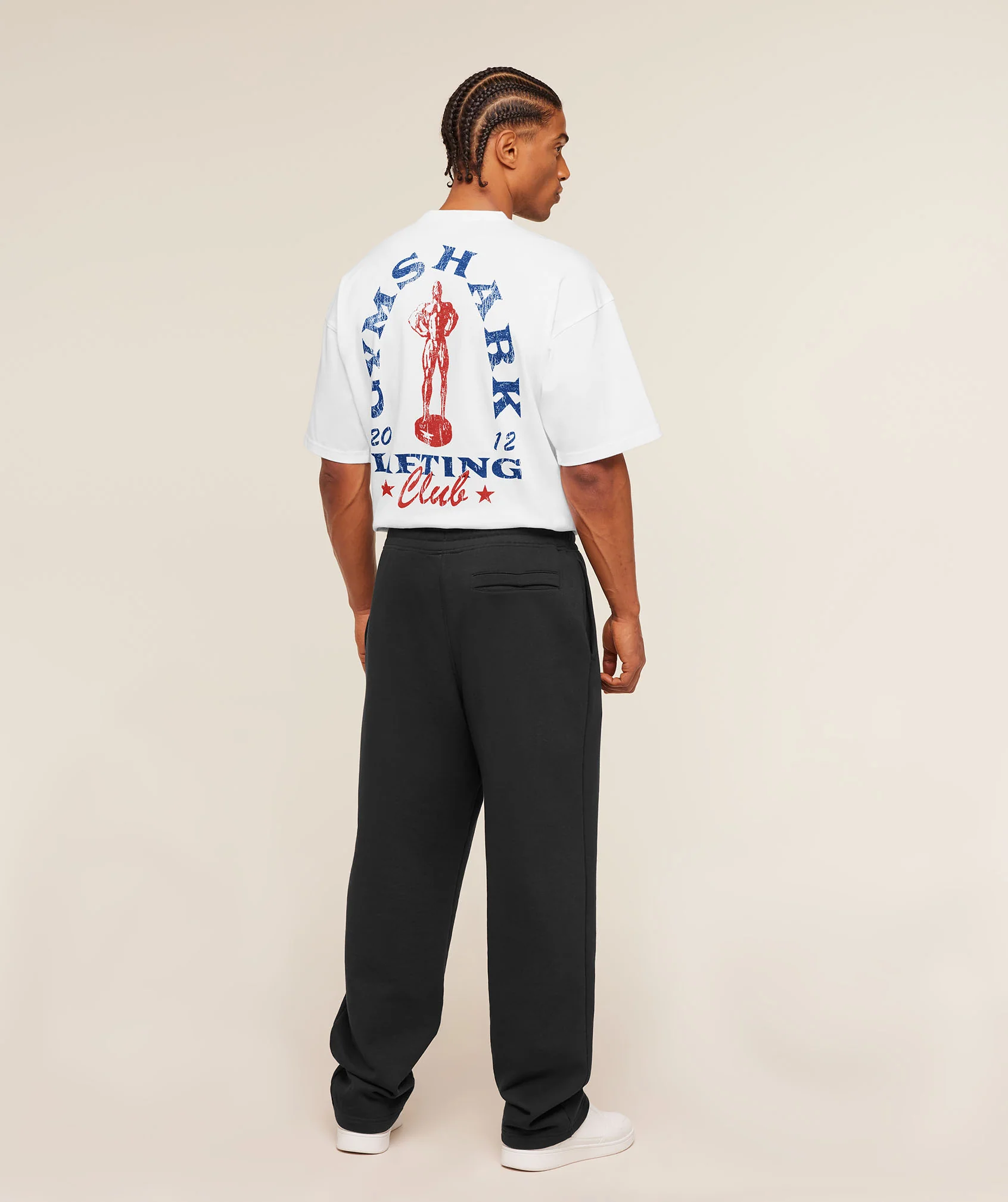 Gymshark Trophy Graphic T-Shirt - White - Image 4