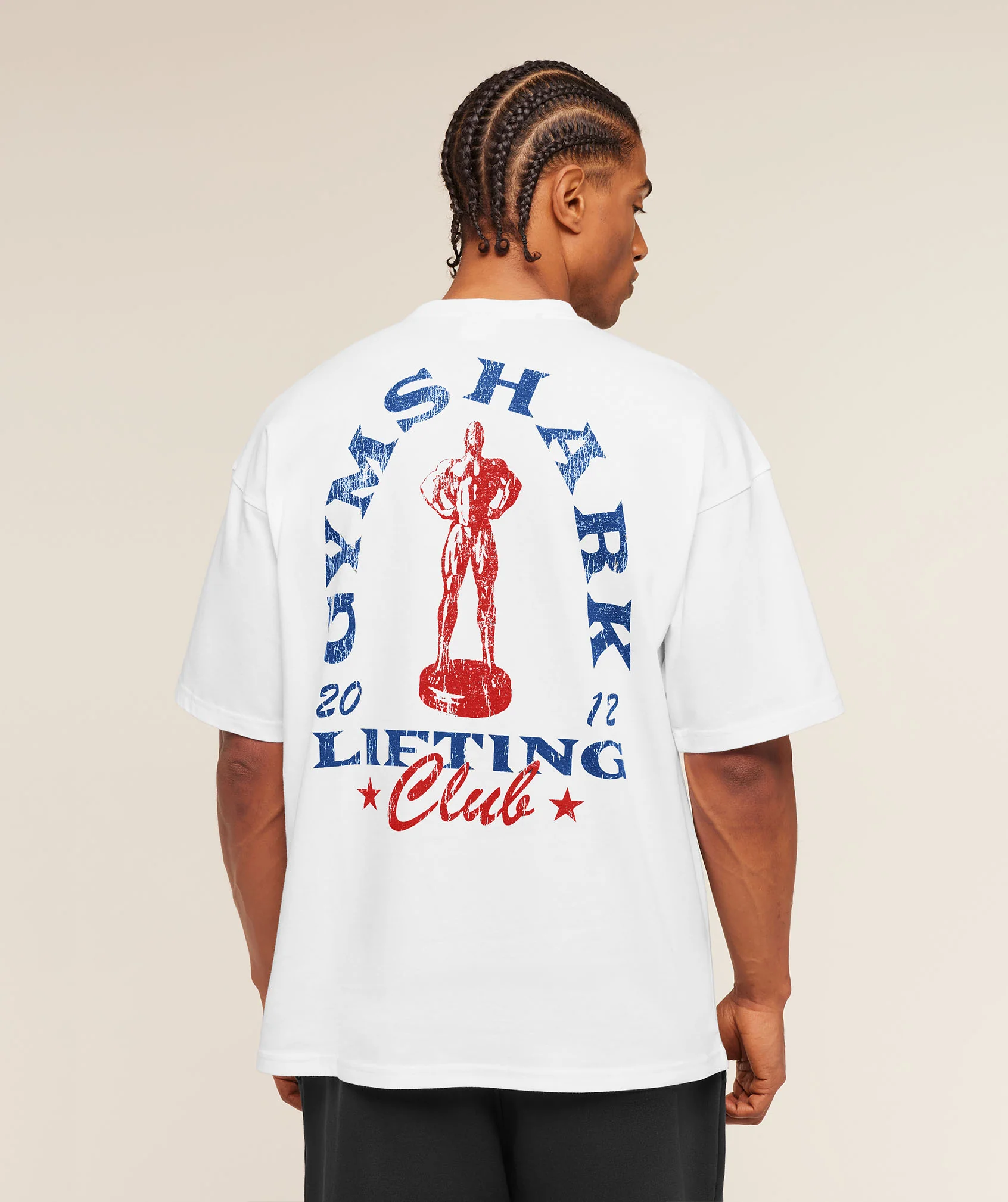 Gymshark Trophy Graphic T-Shirt - White - Image 5