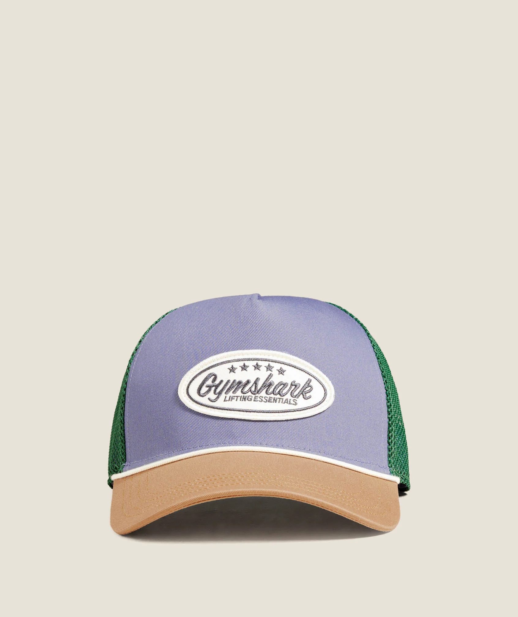 Gymshark Trucker Cap - Worn Blue/Antique Gold/Lift Green