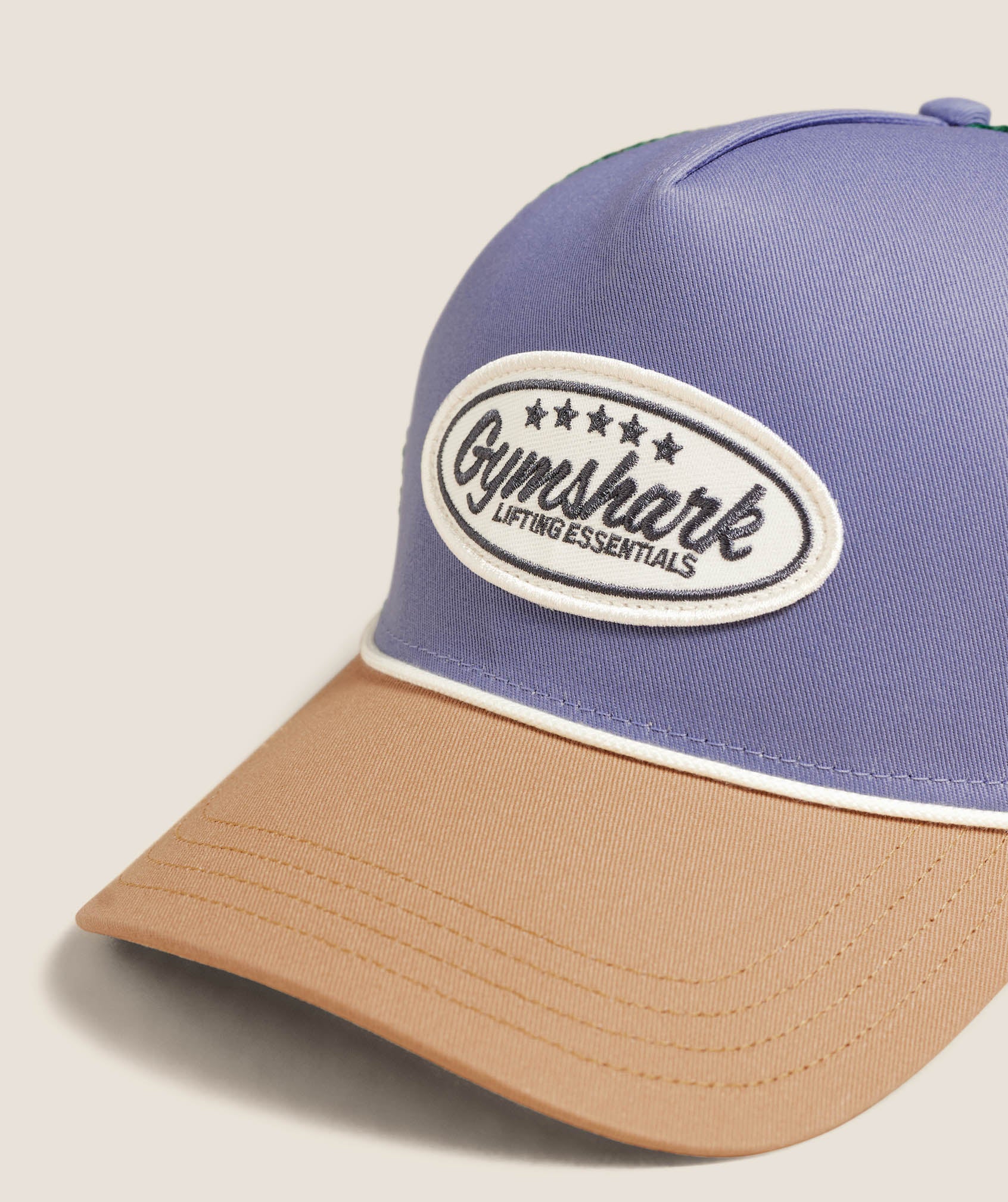 Gymshark Trucker Cap - Worn Blue/Antique Gold/Lift Green - Image 3