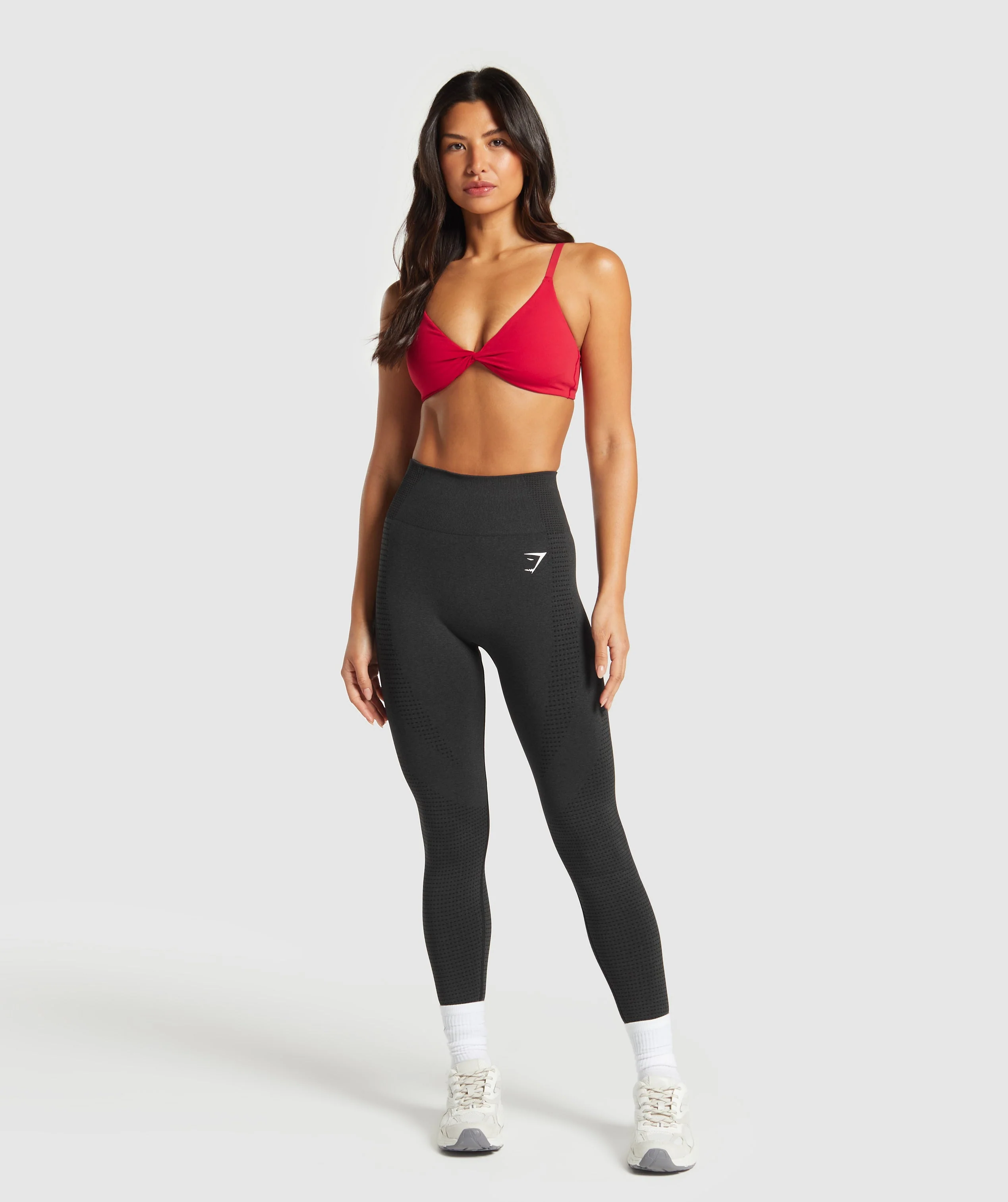 Gymshark Twist Front Bralette - Carmine Red - Image 6