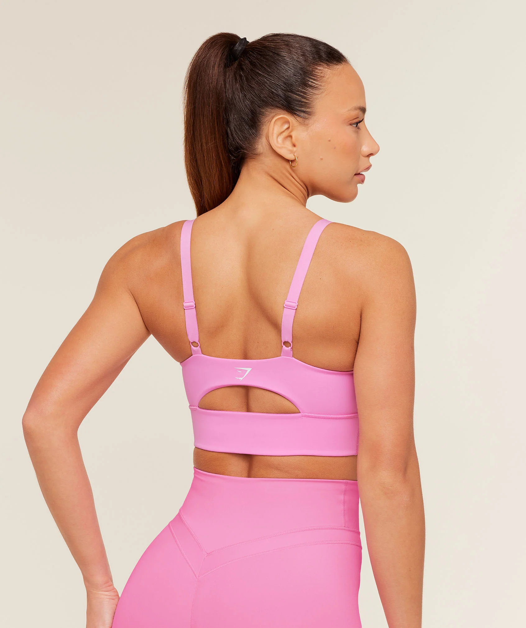 Gymshark Twist Front Sports Bra - Focus Pink - Image 3