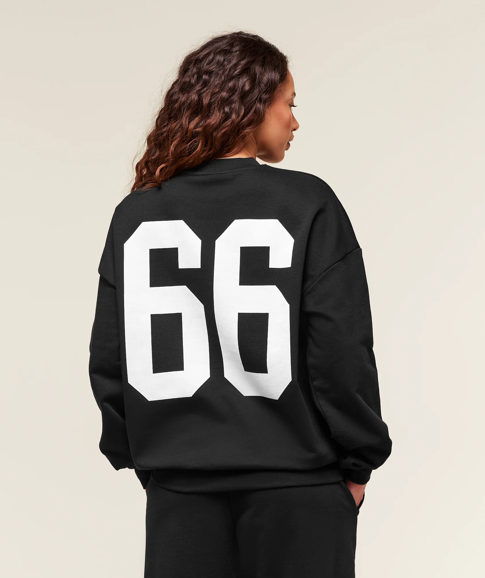 Gymshark Campus Graphic Pullover - Black - Image 2