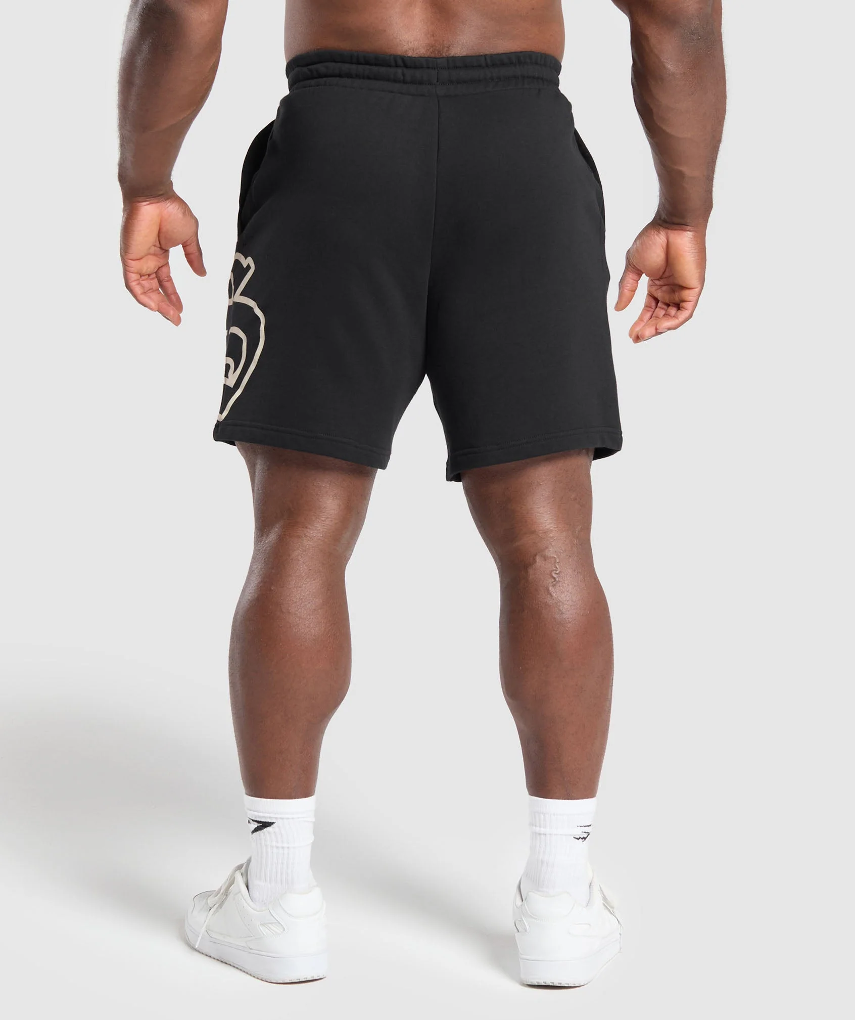 Gymshark Campus Graphic Shorts - Black - Image 3