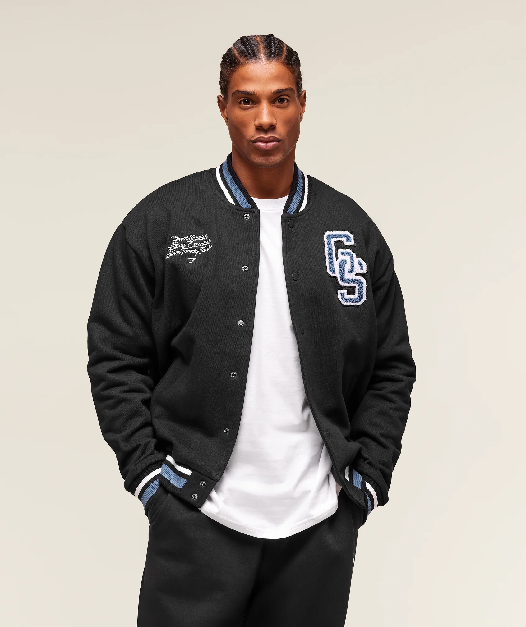 Gymshark Campus Jacket - Black - Image 3
