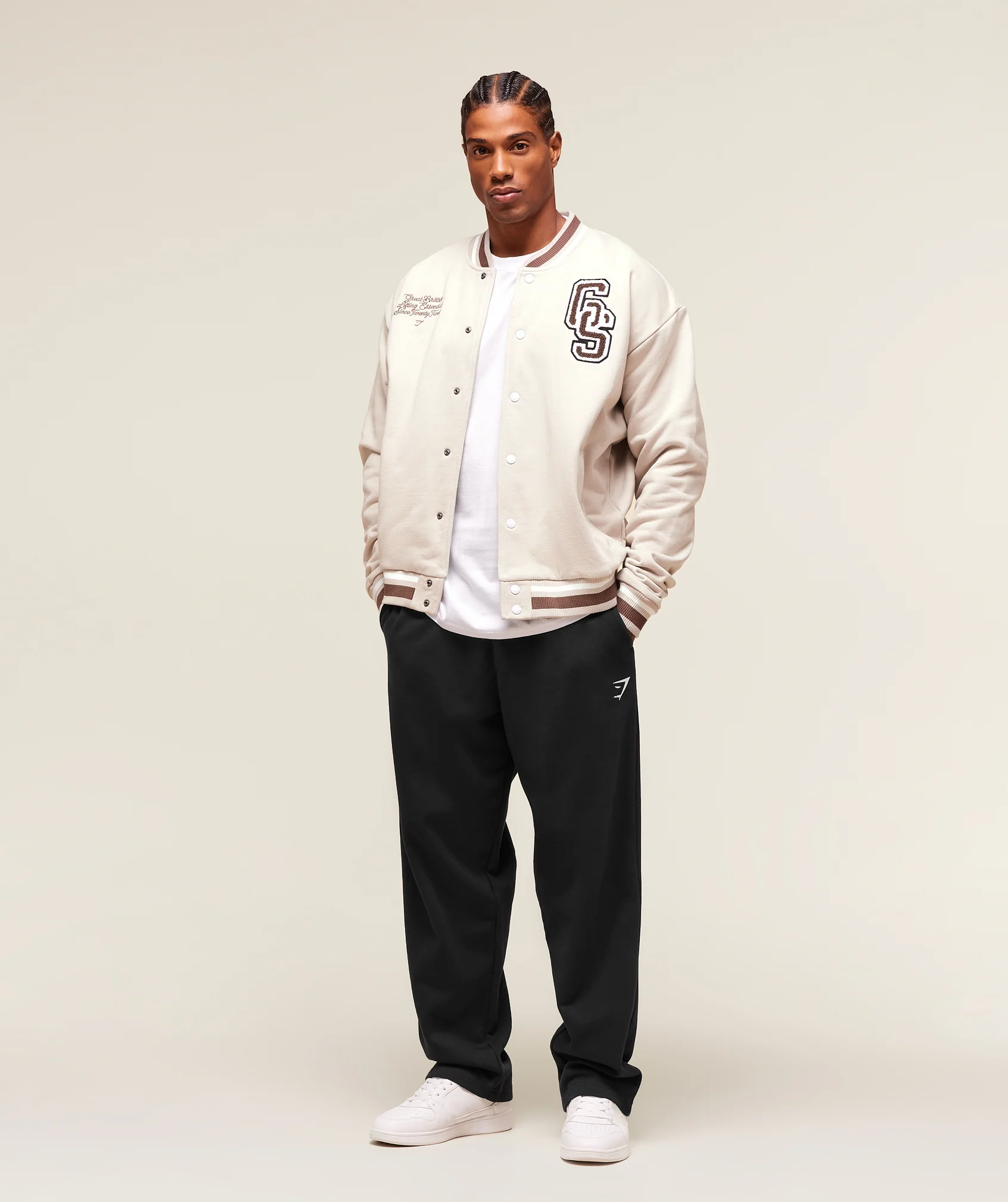 Gymshark Campus Jacket - Pebble Grey - Image 3