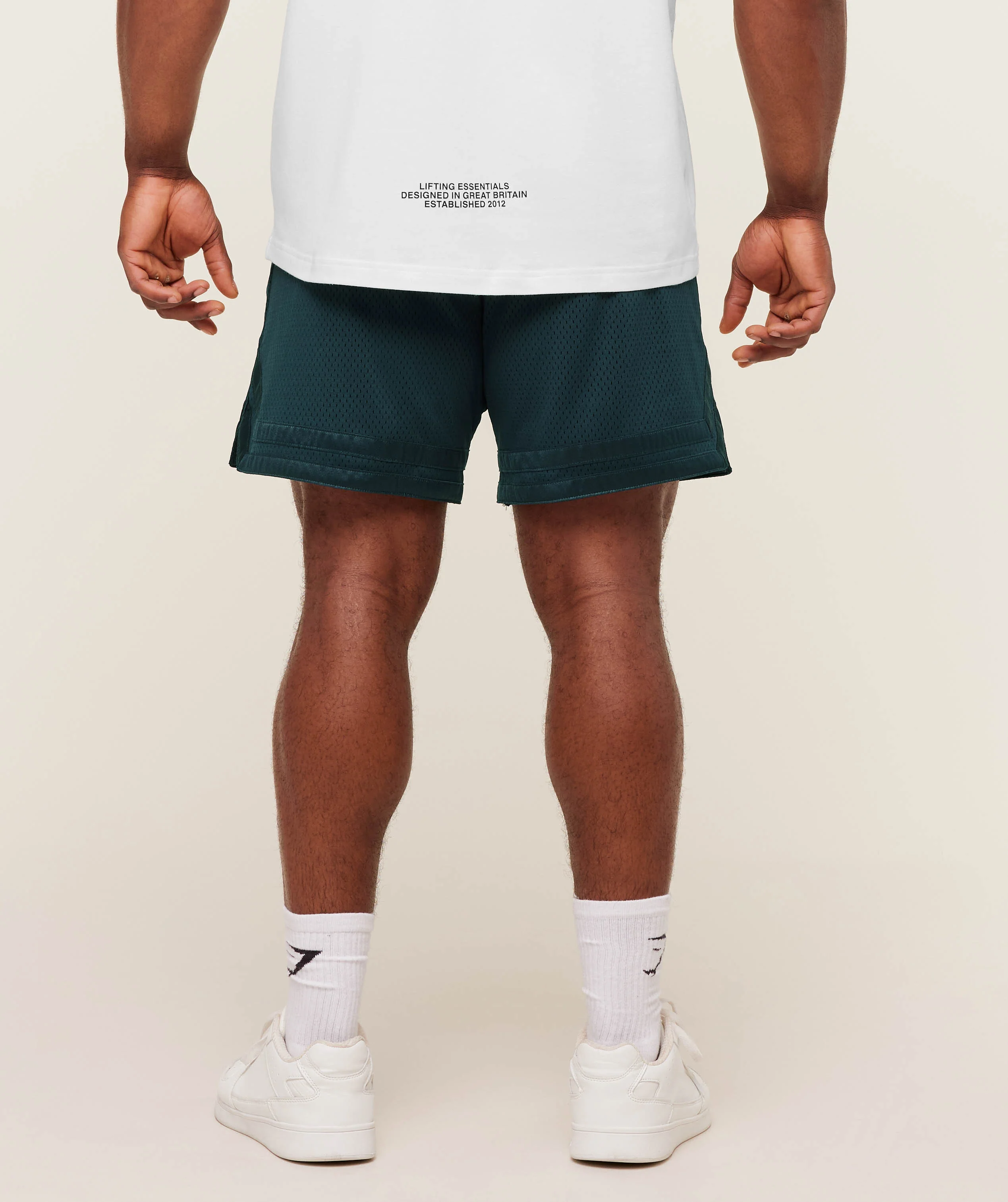 Gymshark Campus Mesh Shorts - Deep Petrol Blue - Image 2