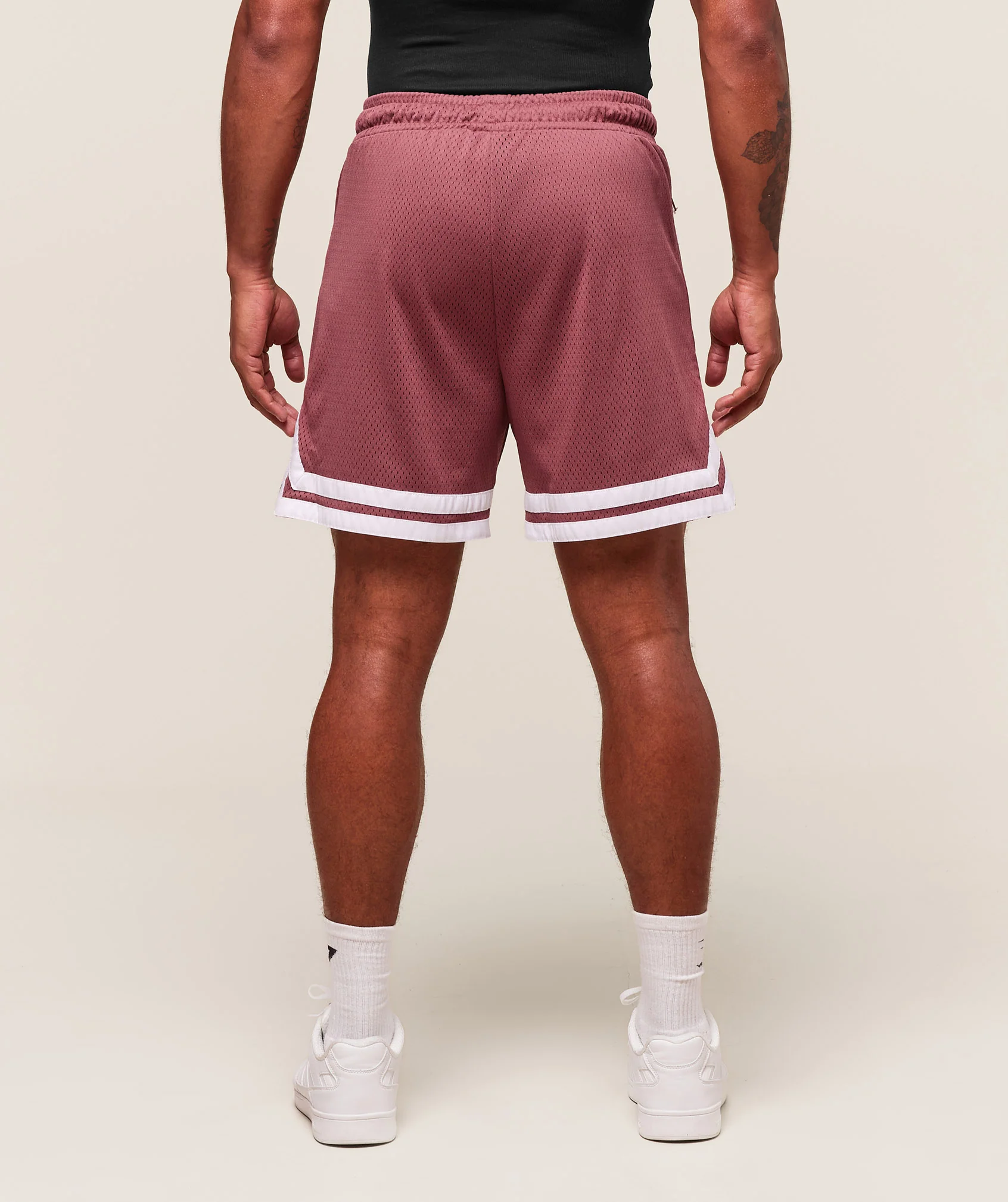 Gymshark Campus Mesh Shorts - Washed Berry Pink - Image 2