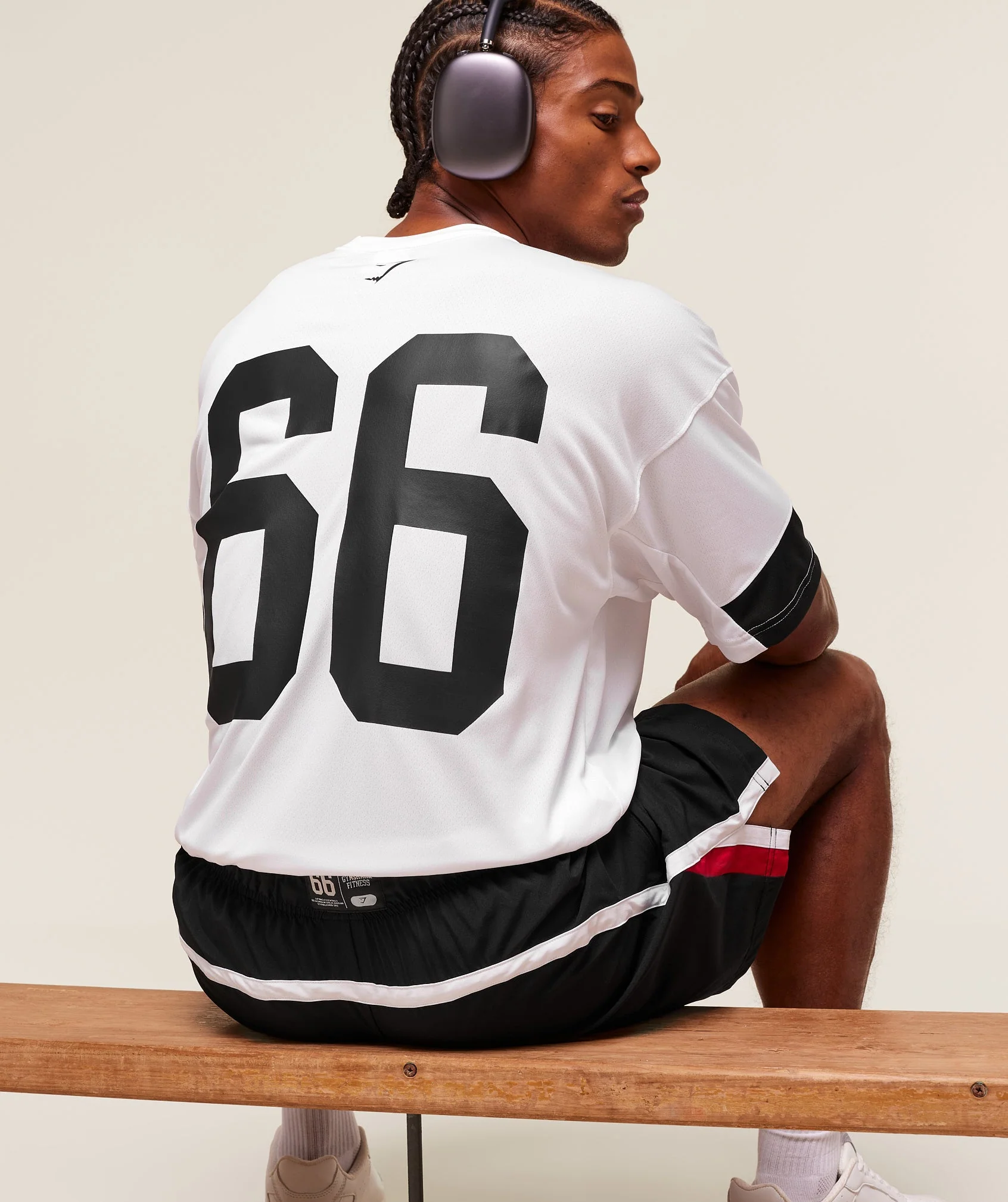 Gymshark Campus Oversized T-Shirt - White - Image 6