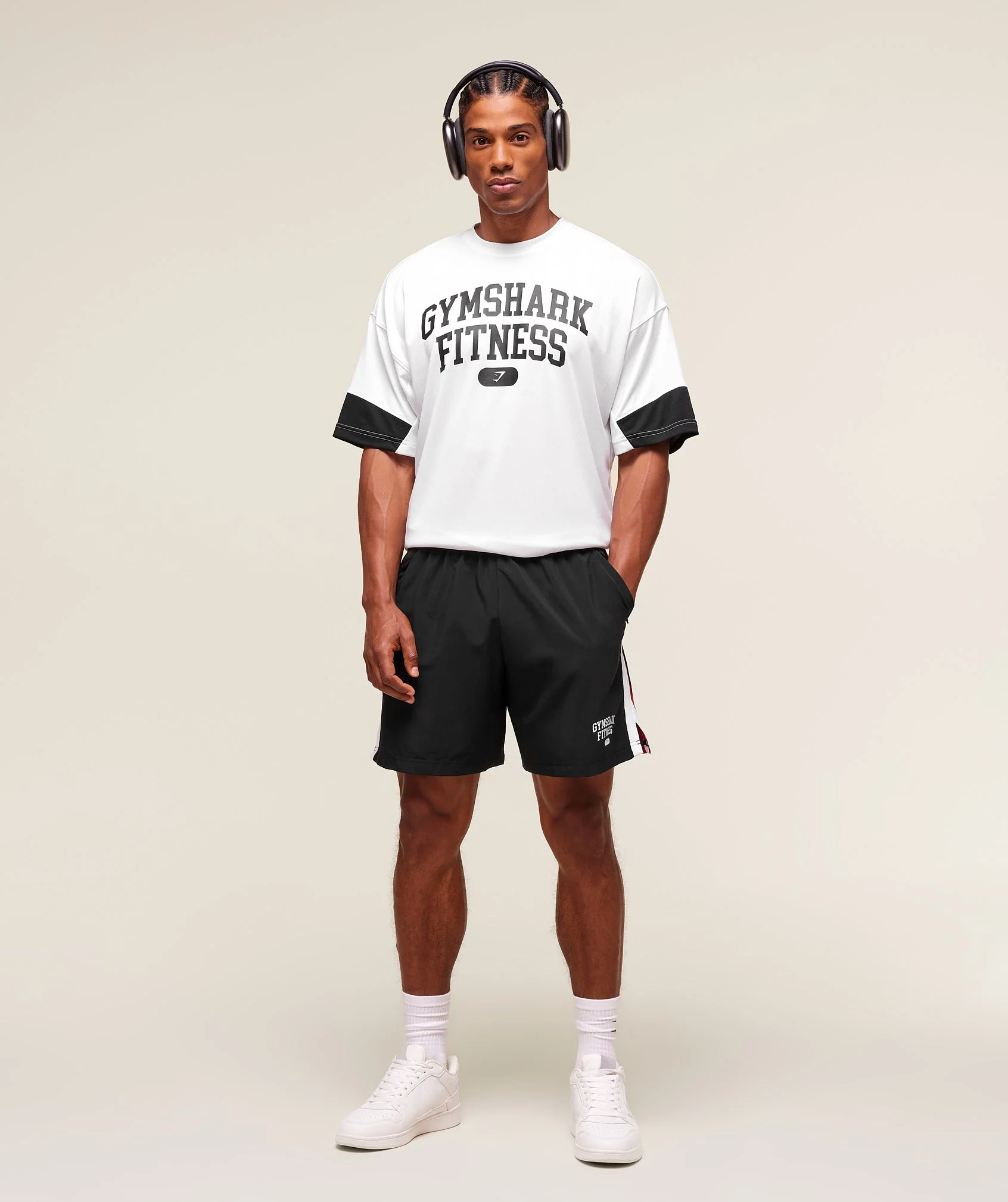 Gymshark Campus Oversized T-Shirt - White - Image 7