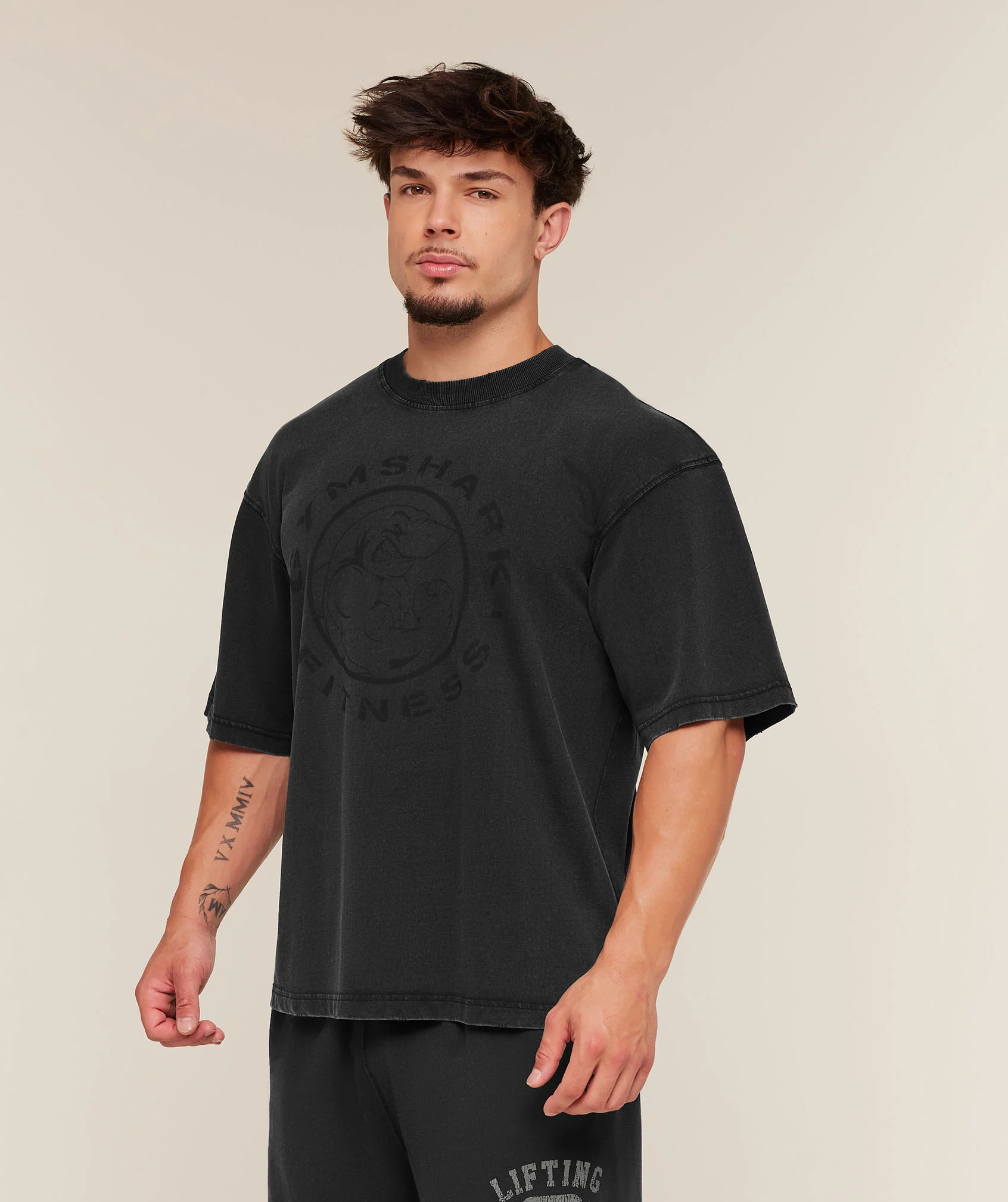 Gymshark Vintage Legacy T-Shirt - Black - Image 4