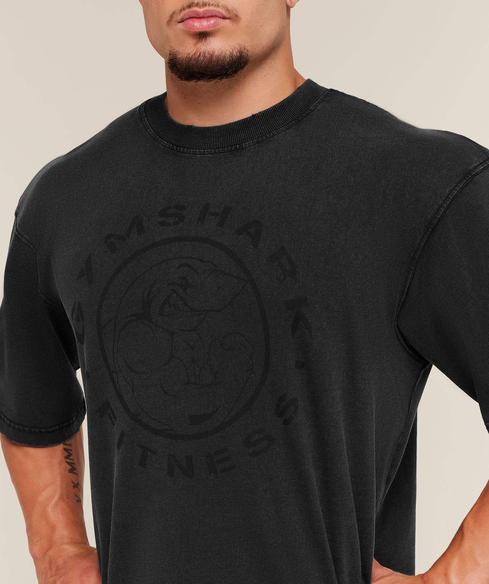 Gymshark Vintage Legacy T-Shirt - Black - Image 5