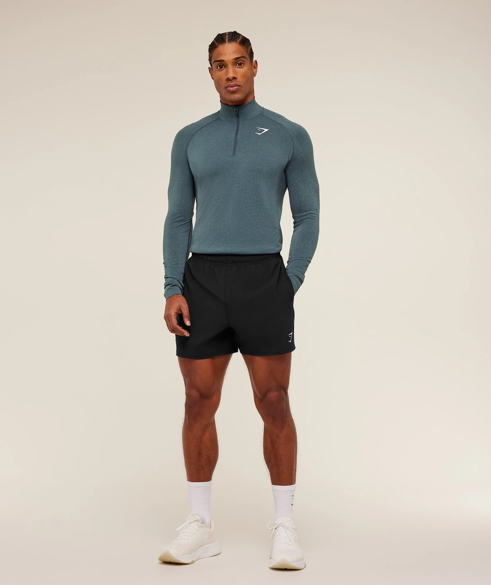 Gymshark Vital 1/4 Zip -  Iron Blue /  Stealth Blue - Image 6