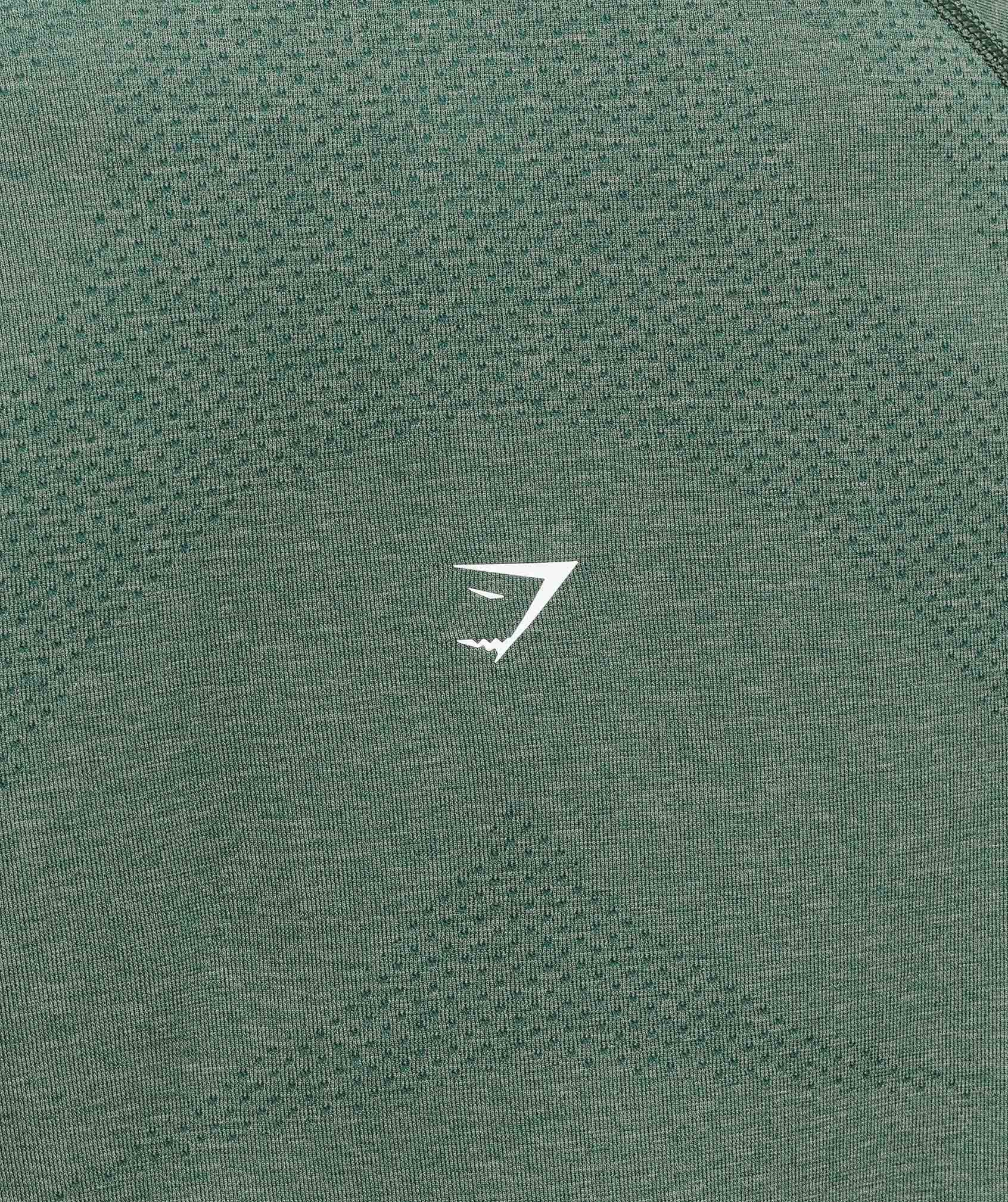 Gymshark Vital 1/4 Zip - Obsidian Green Marl - Image 5